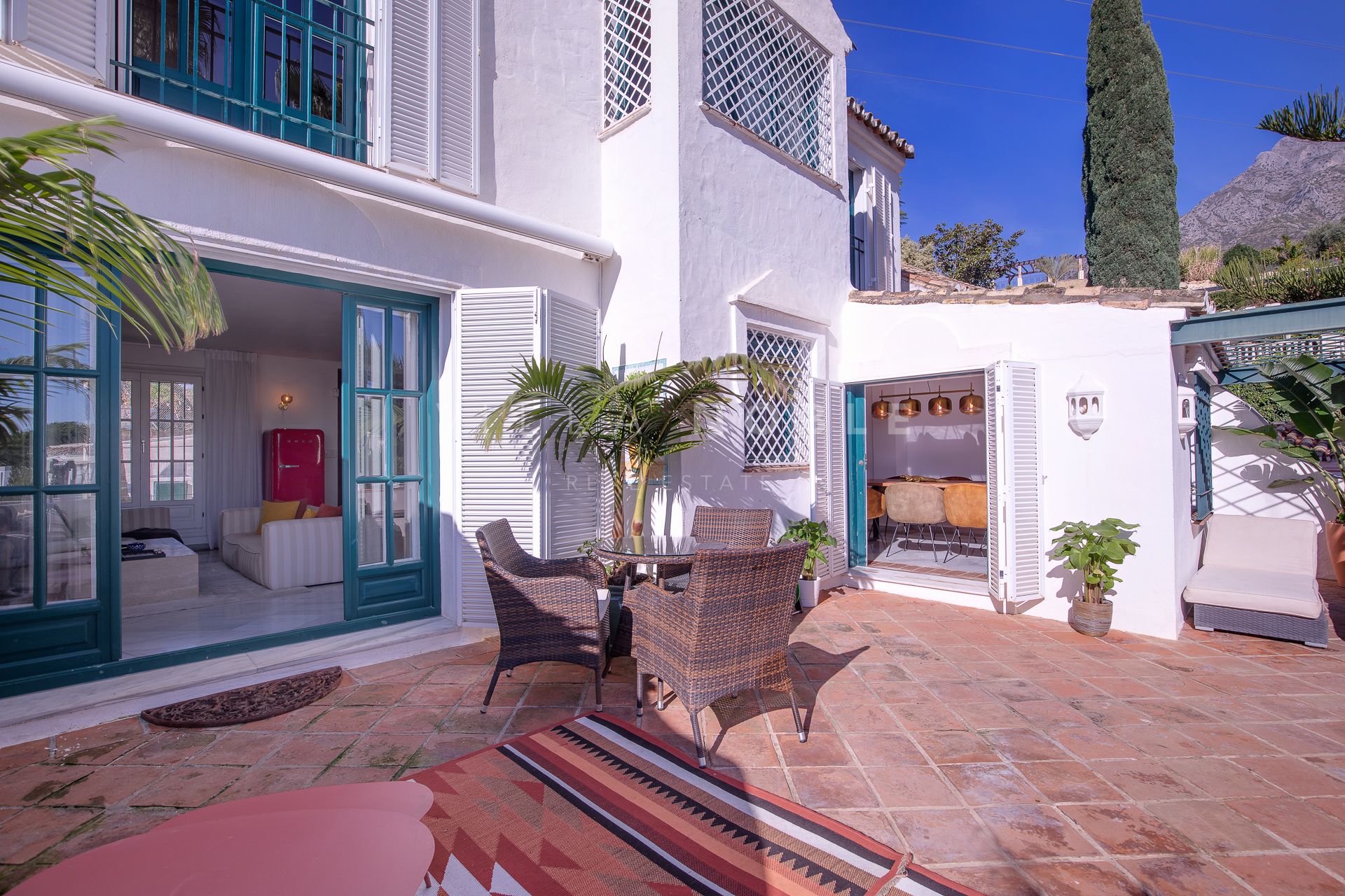 Charming Andalusian semi detached house in privileged gated community, Marbella