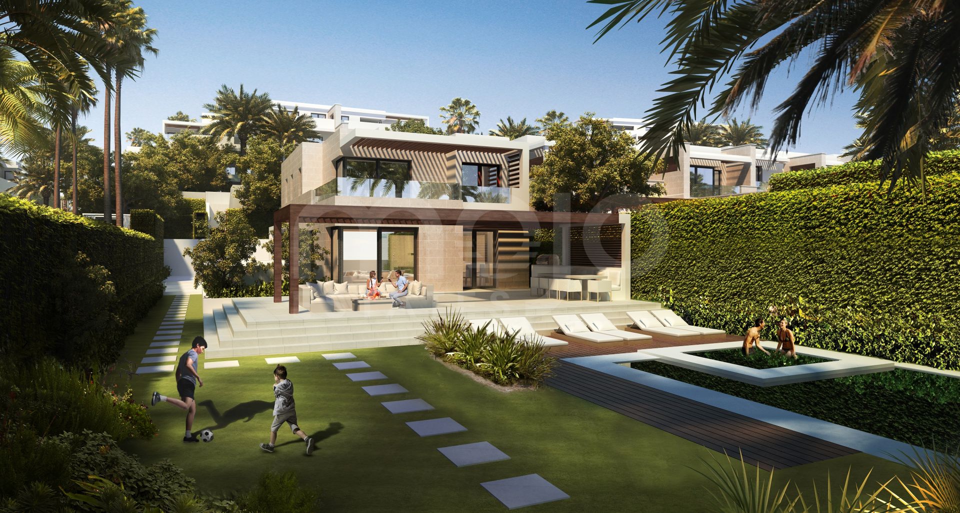 New townhouses in Estepona beach