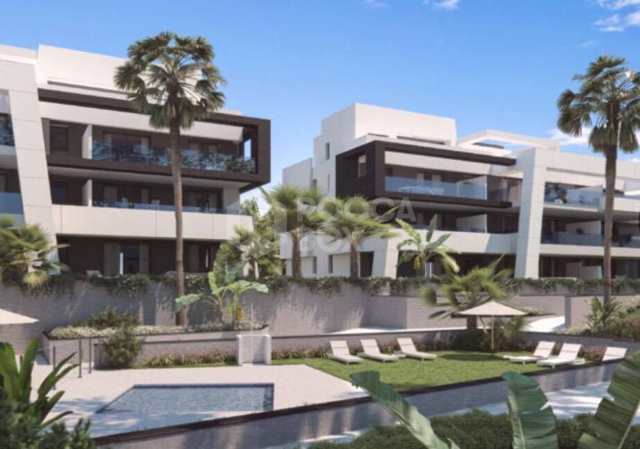 Stunning new boutique project of 72 modern apartments and penthouses in New Golden Mile, Estepona