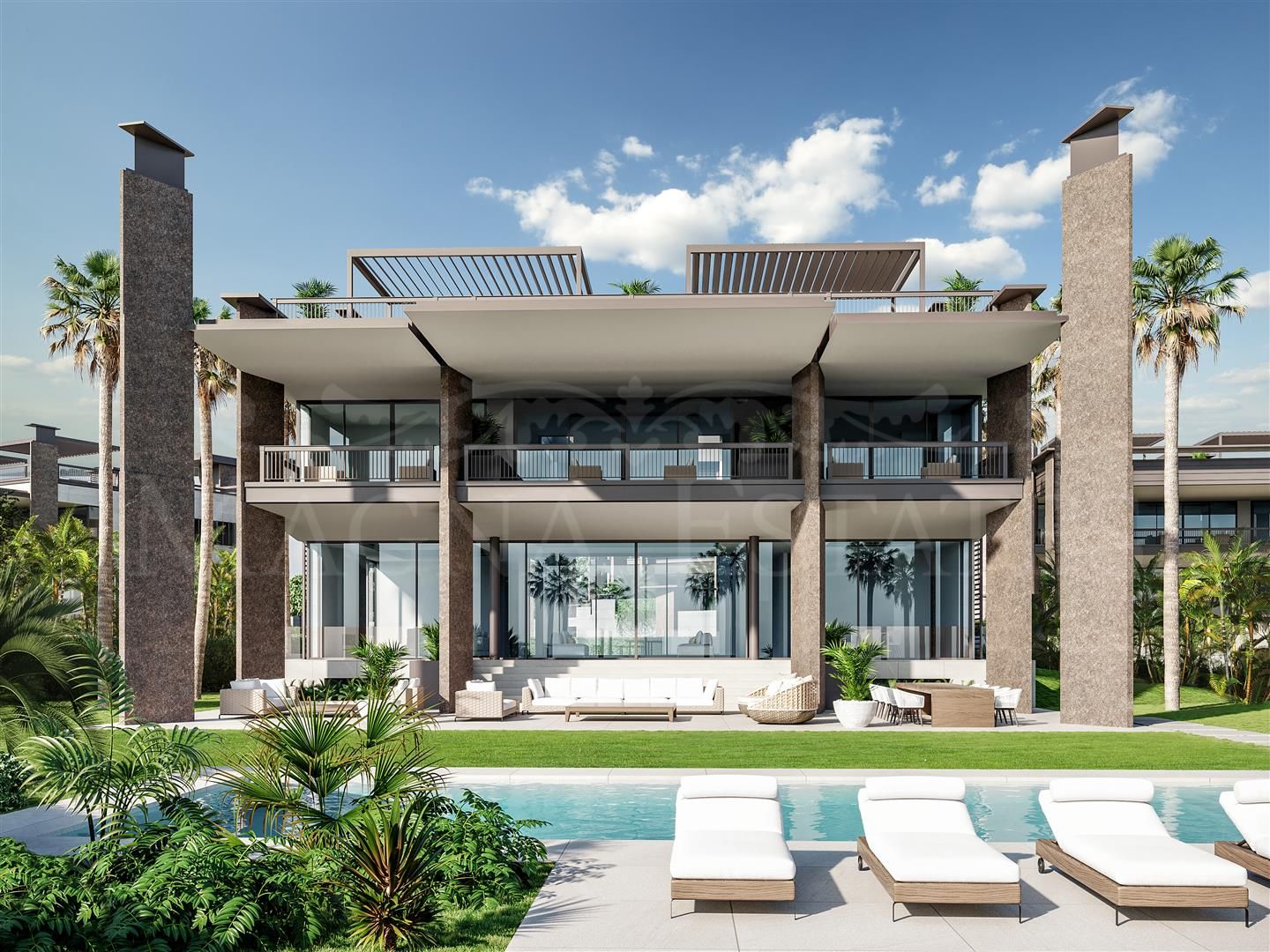 Brand new luxury villa in gated community in Nueva Andalucía