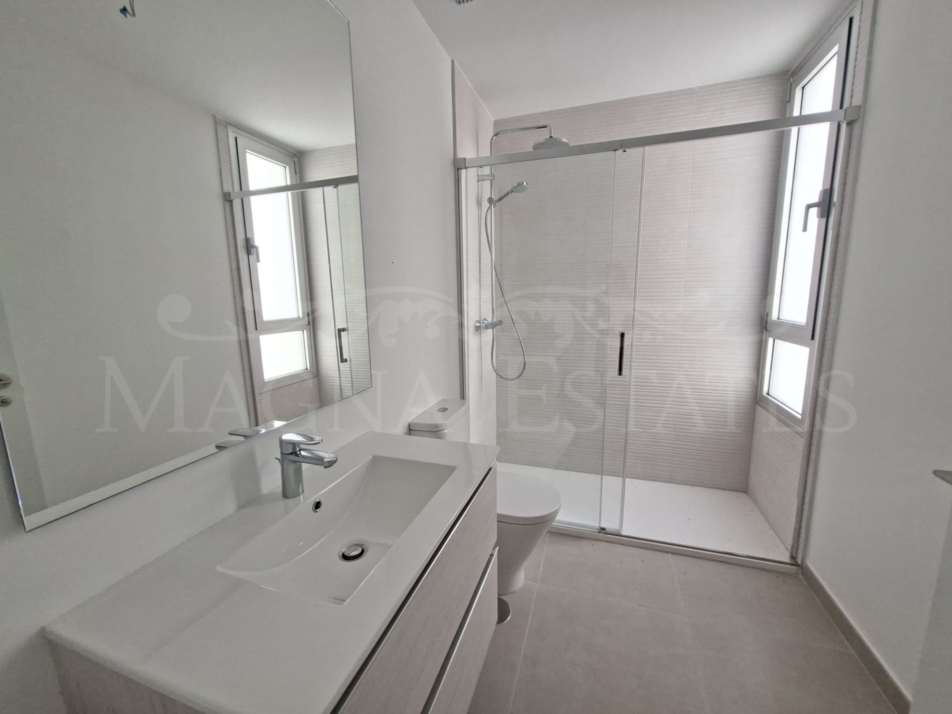 Brand new corner ground floor apartment on the New Golden Mile, Estepona.