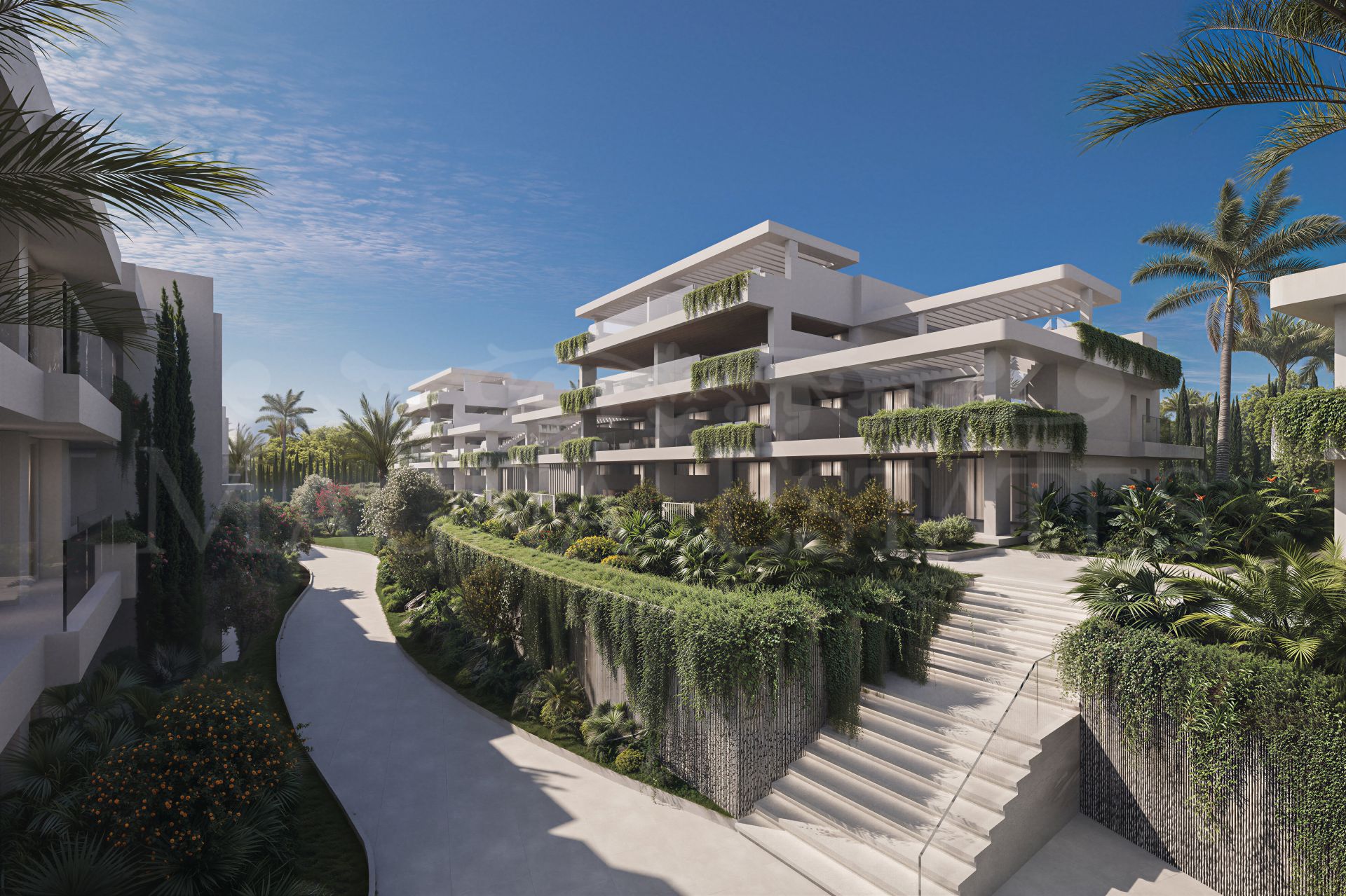 Modern Two-Bedroom Apartment with Sea Views in New Golden Mile, Estepona