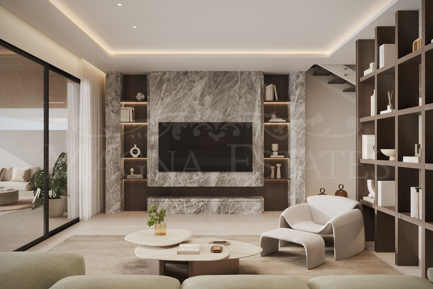 Modern Two-Bedroom Apartment with Sea Views in New Golden Mile, Estepona
