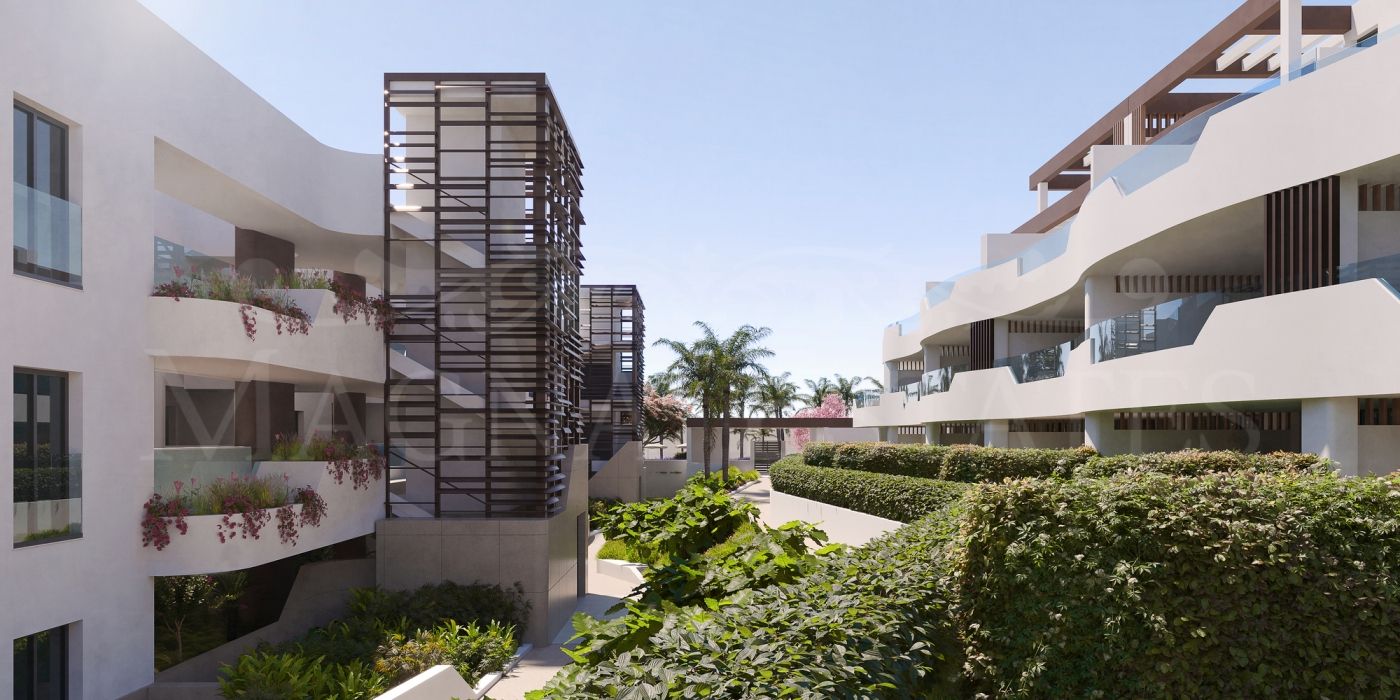 Brand new apartment with garden in Cancelada, Estepona