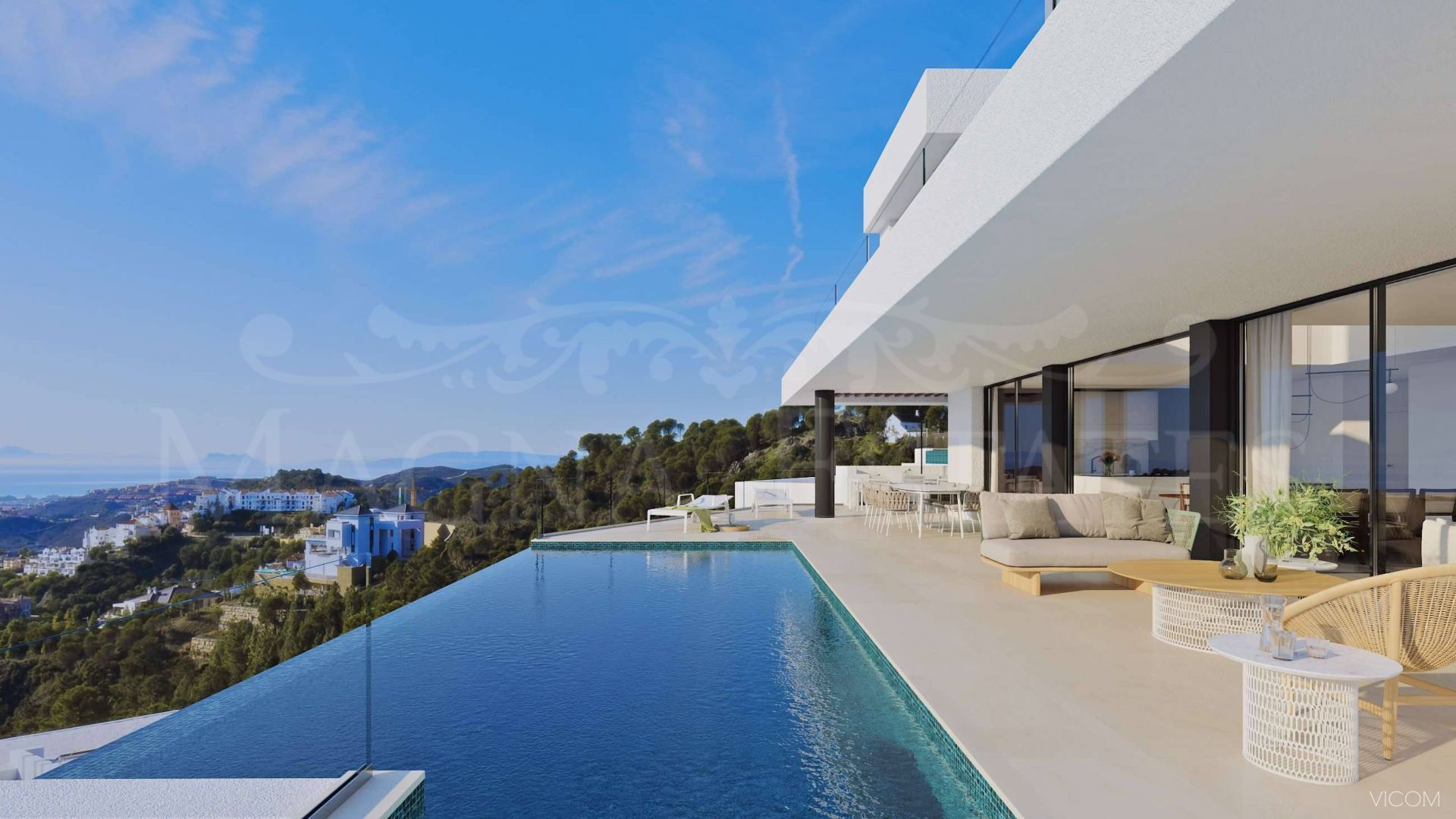Brand new villa with spectacular views in Benahavís