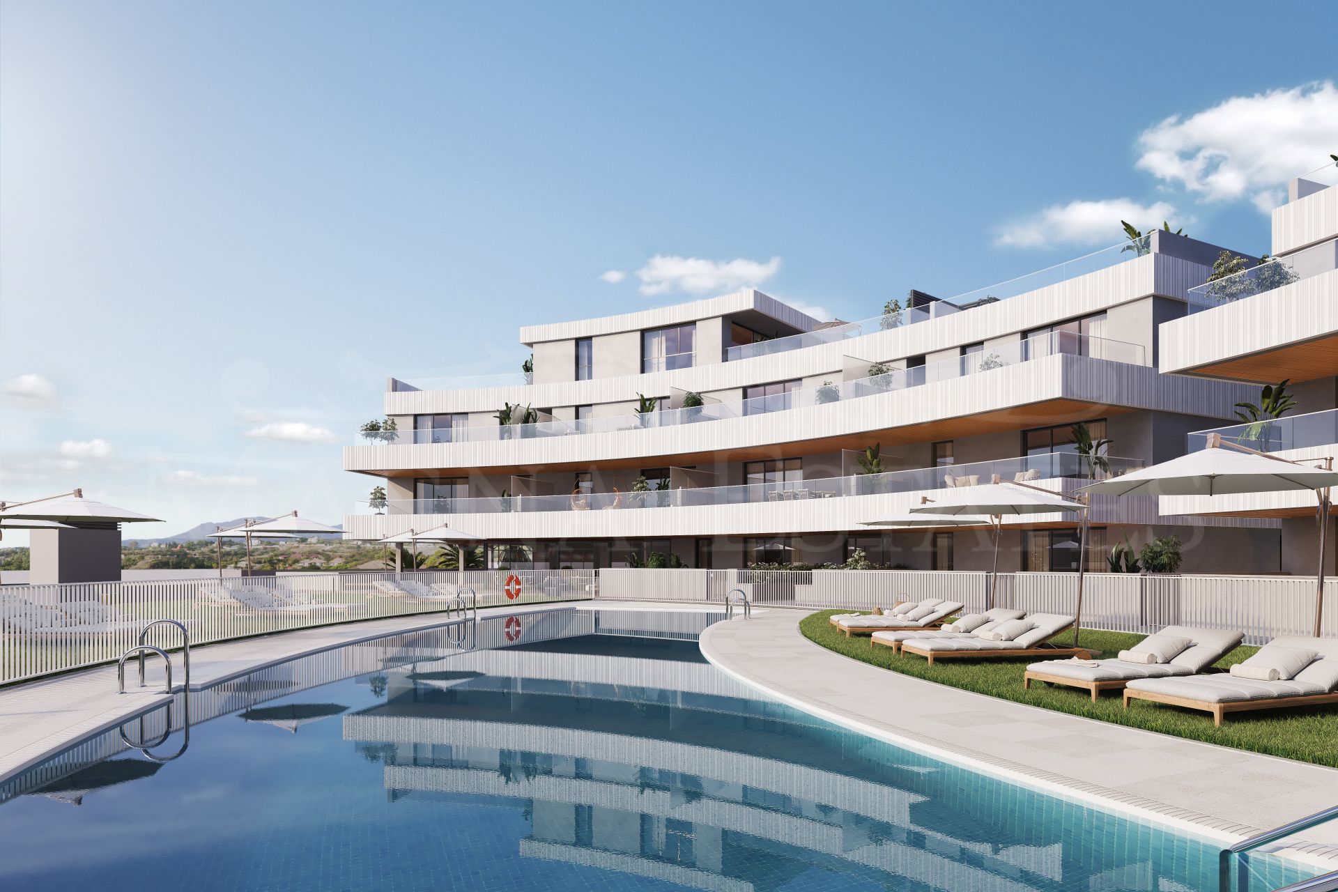 Newly built apartment with sea views in Estepona