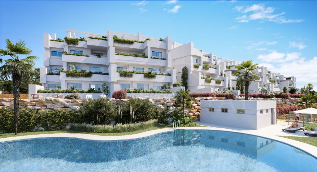 Brand new two bedroom apartment between two golf courses in Estepona