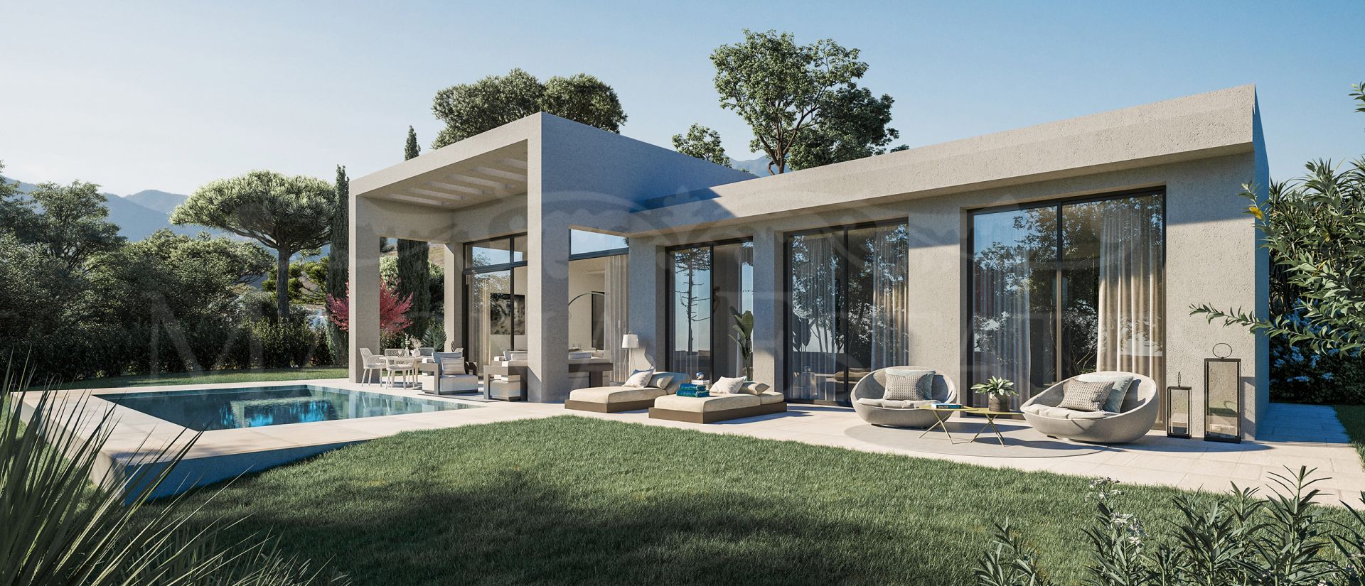 Brand new contemporary design villa in Benahavís