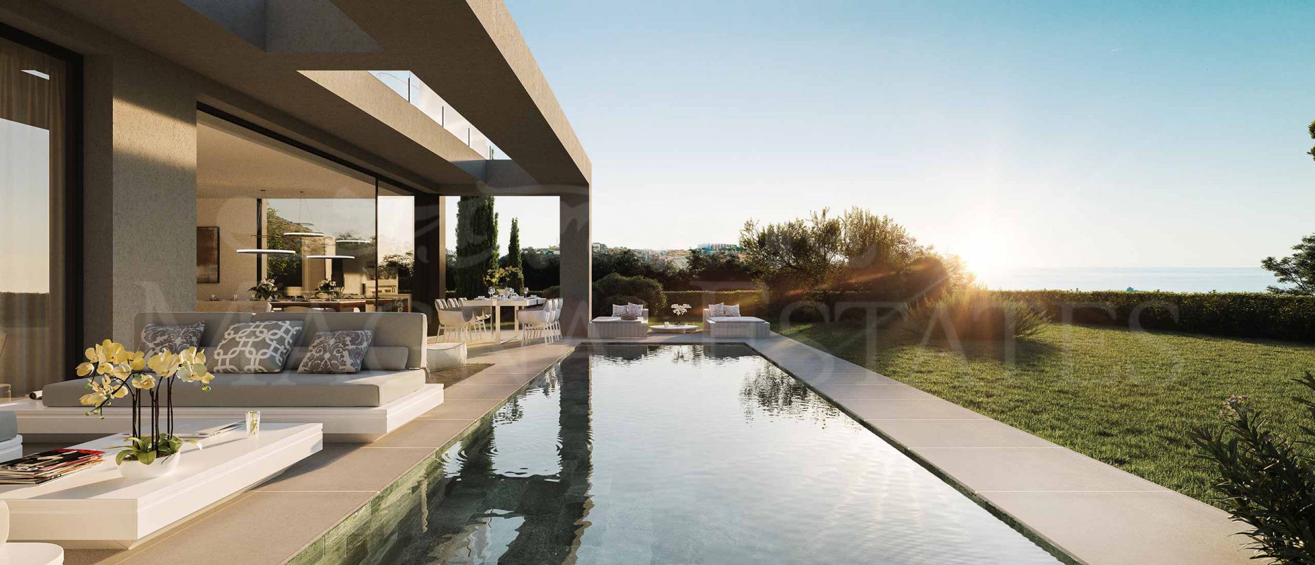 Brand new contemporary design villa in Benahavís