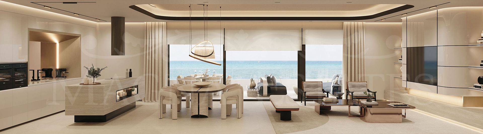 Apartamento de nueva construcción al borde del mar en Marbella