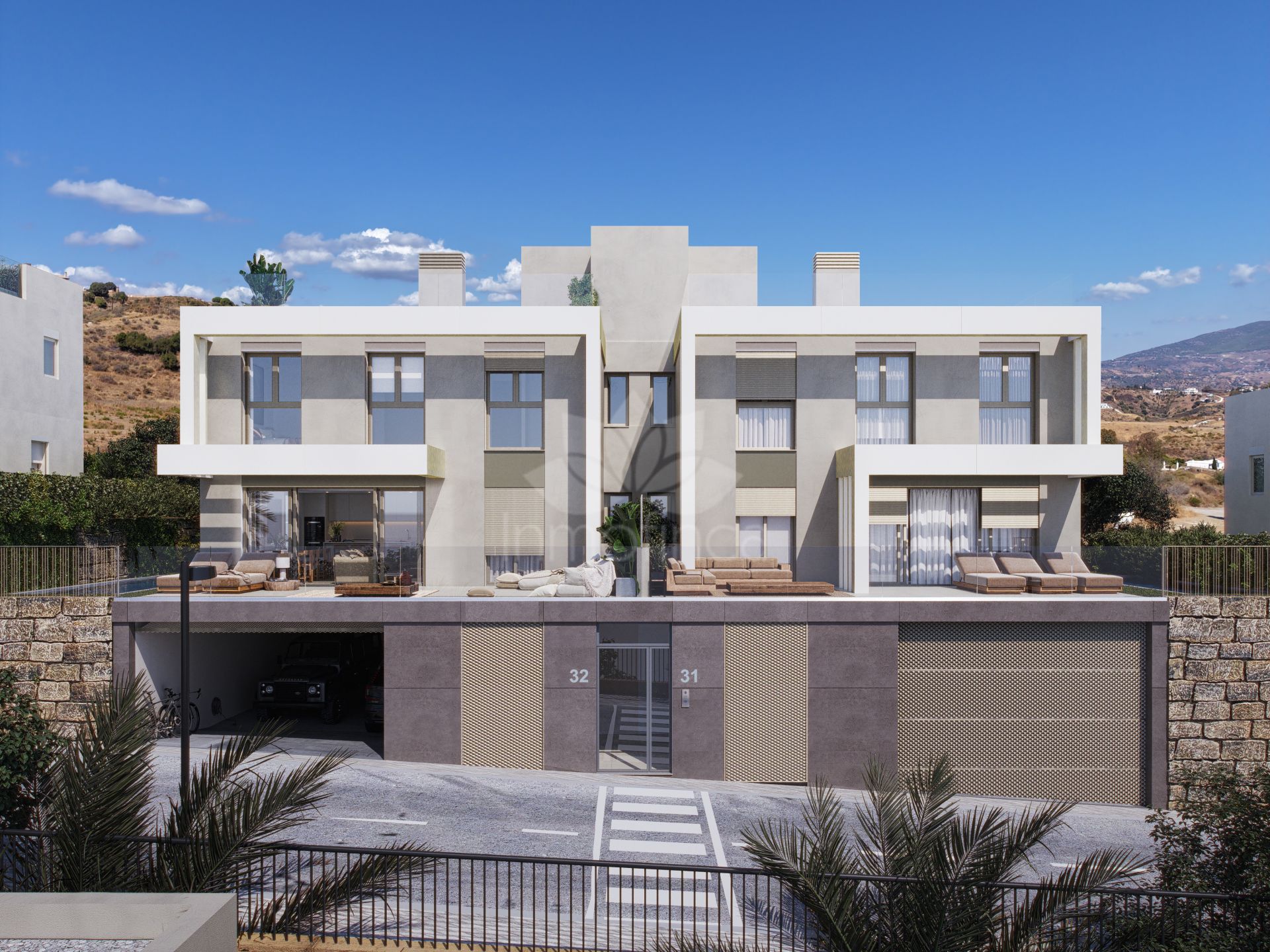 Development in Cala de Mijas, Mijas Costa