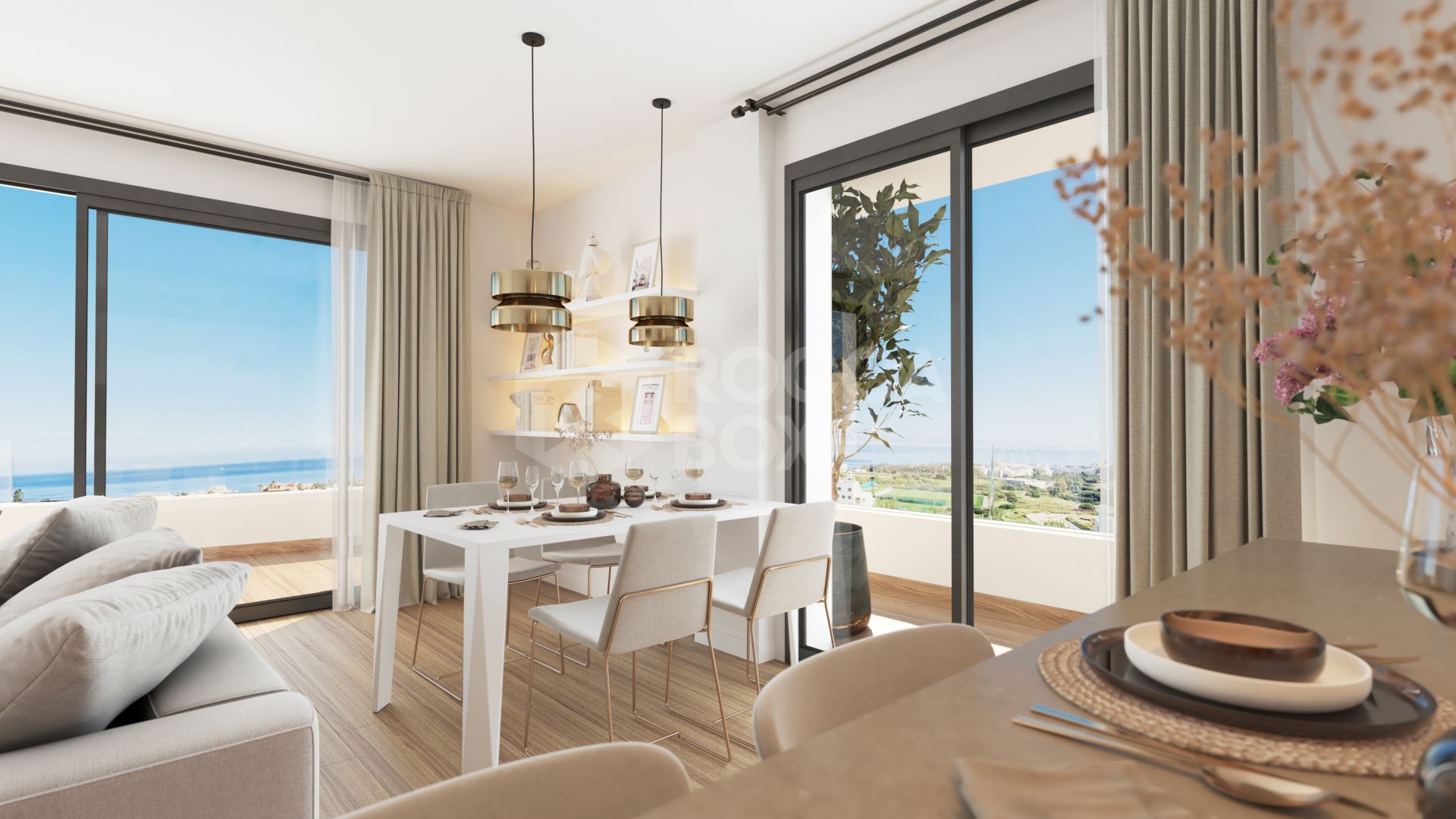 Stunning Apartments &amp; Penthouses for sale in Estepona with beautiful sea views