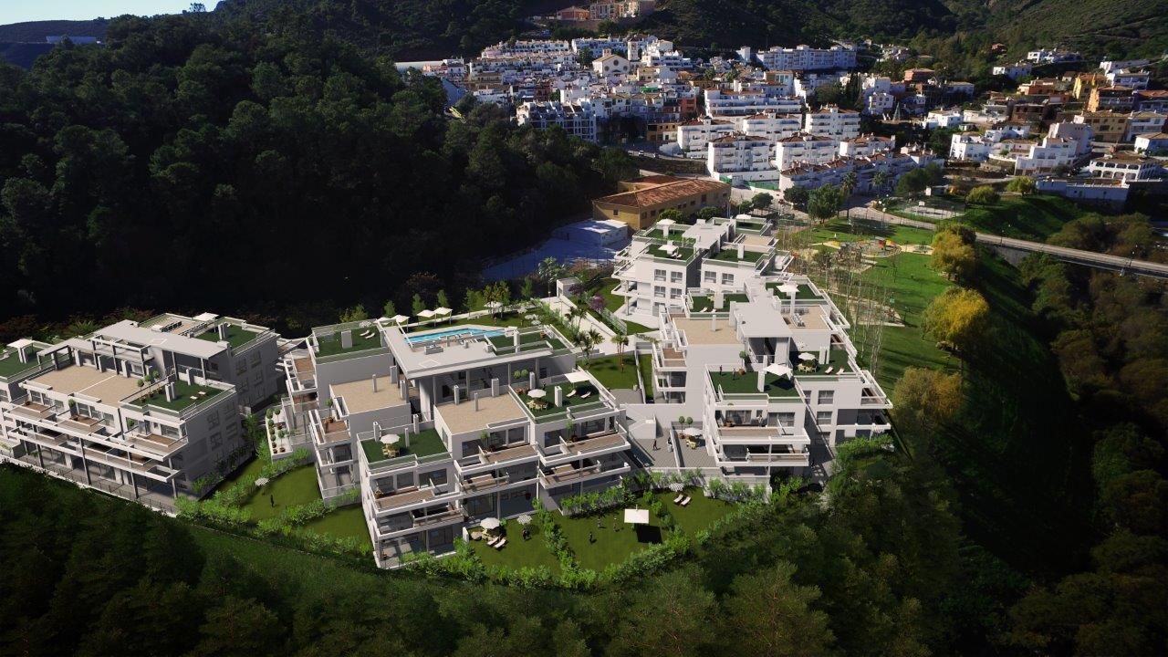 New off plan project of apartments and penthouses in Benahavis