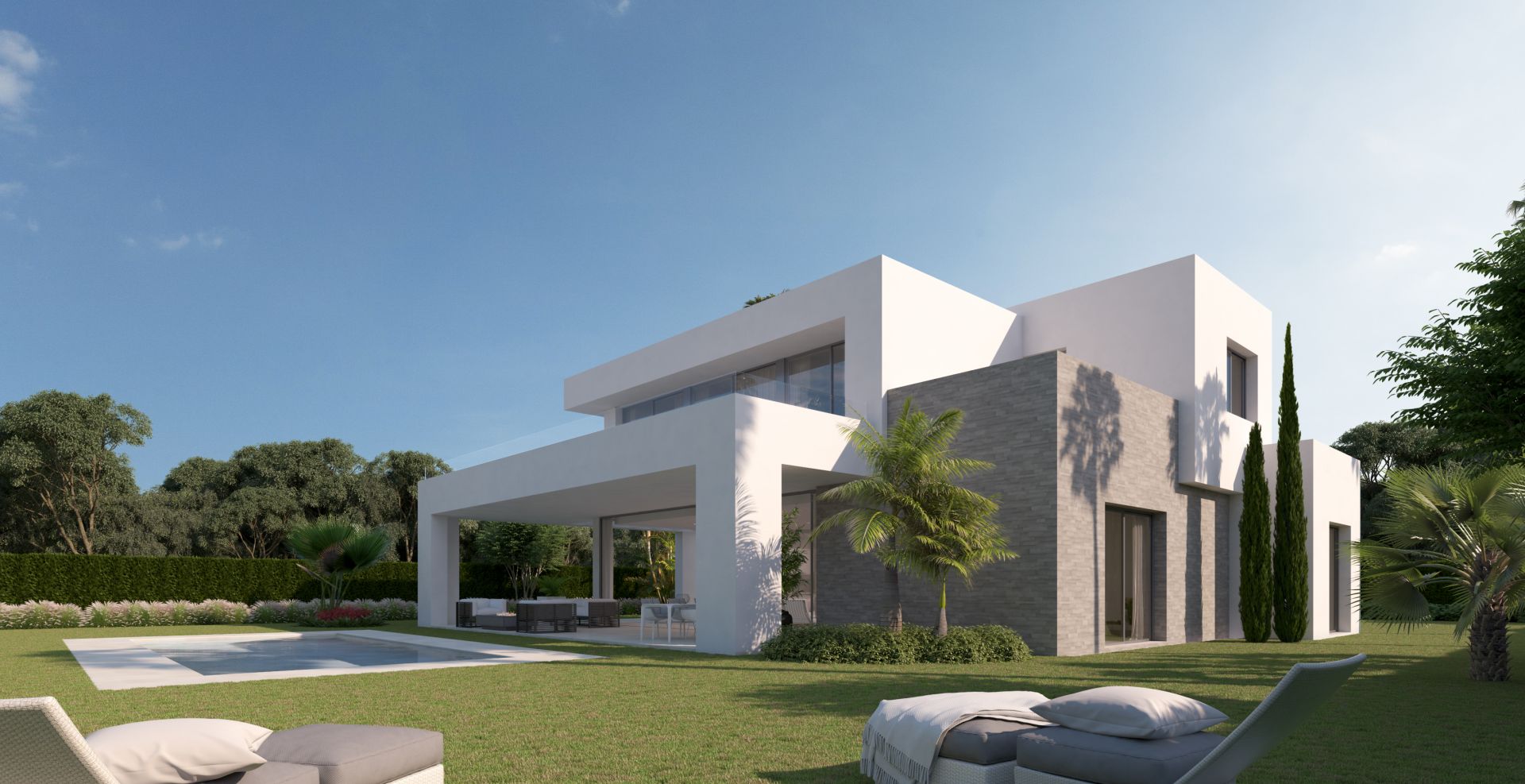 New modern villas for sale in Mijas Costa