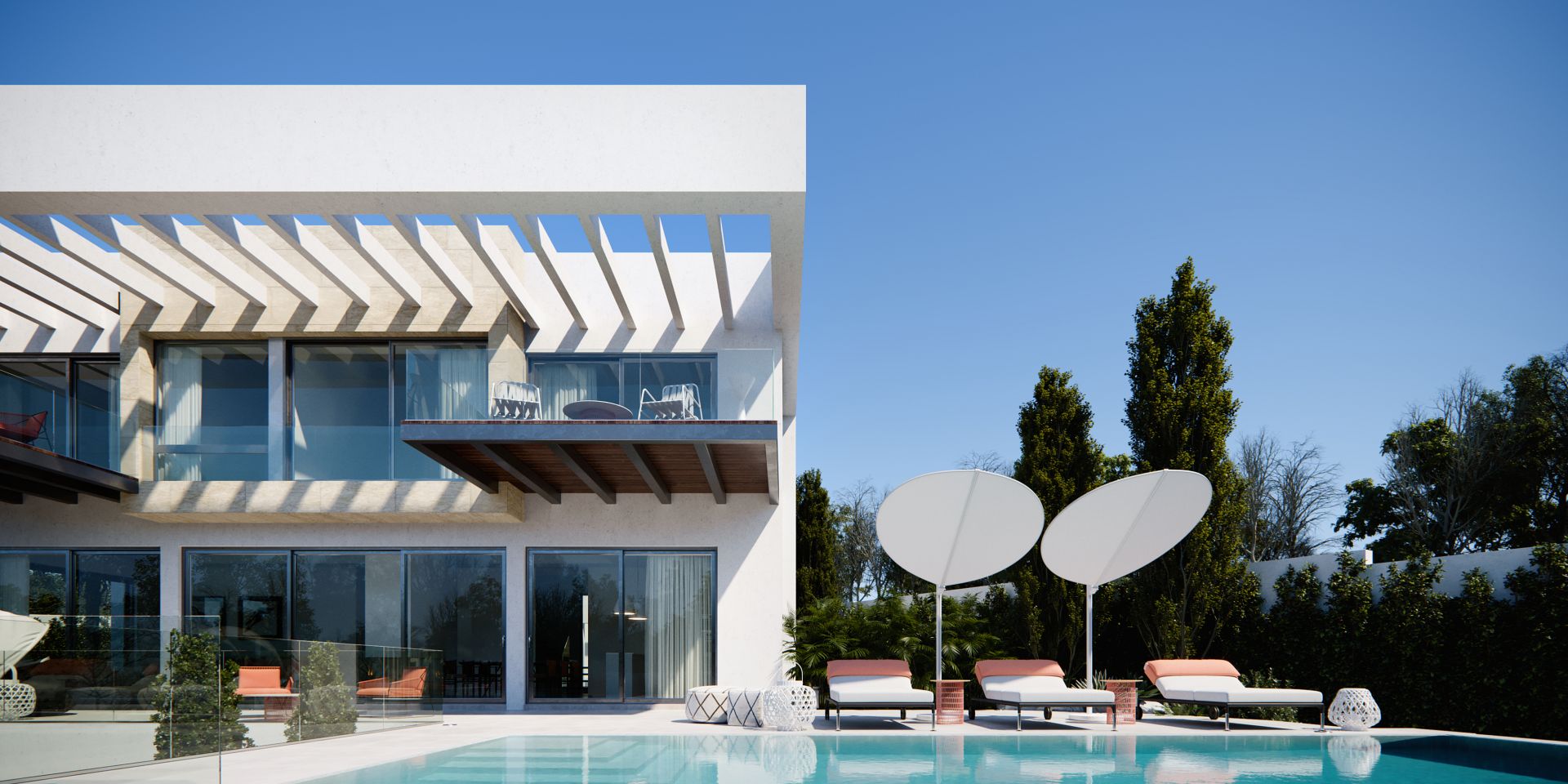 Project of 13 contemporary villas in El Paraiso