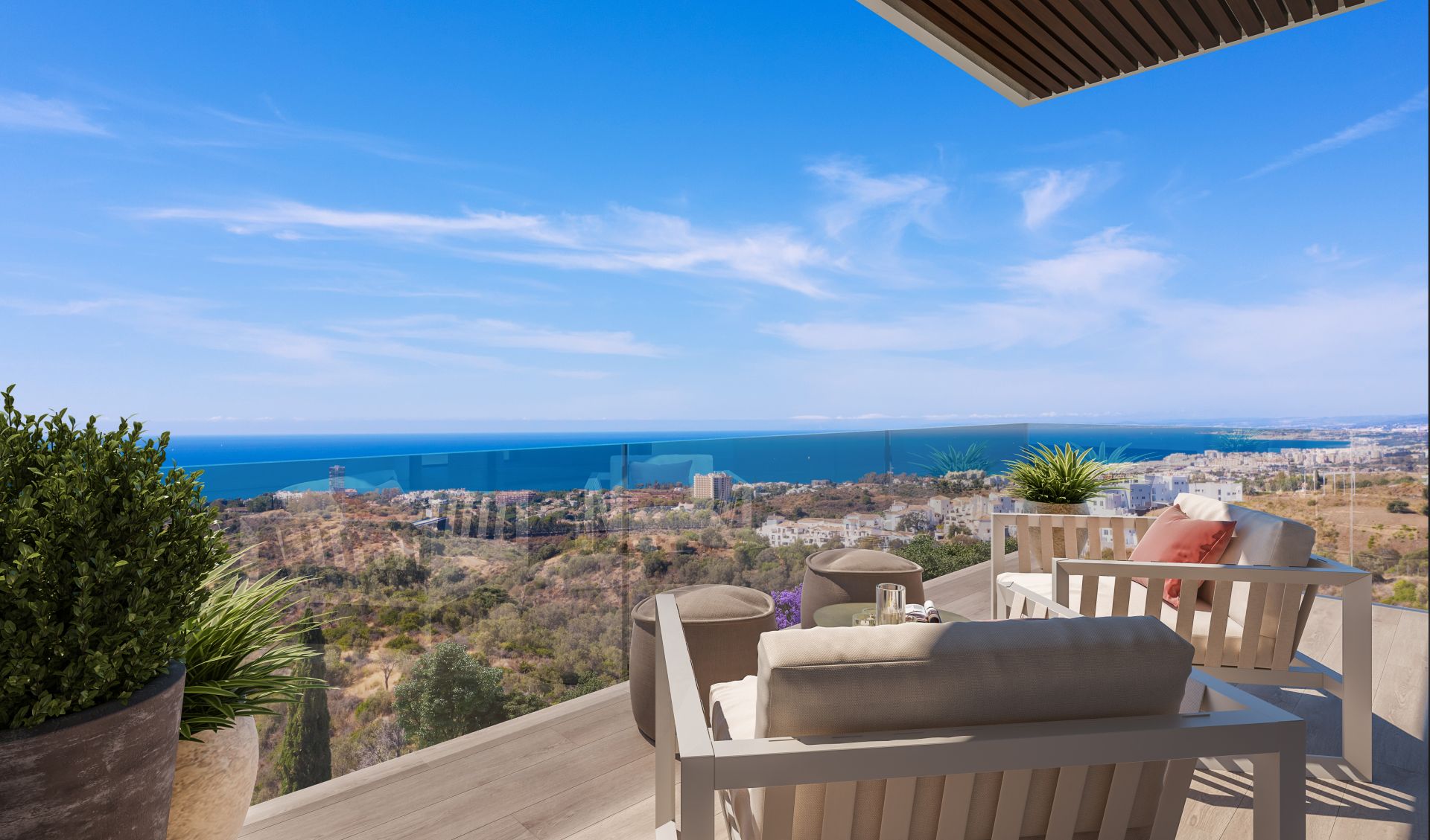 Plot with project for sale offering stunning sea views.