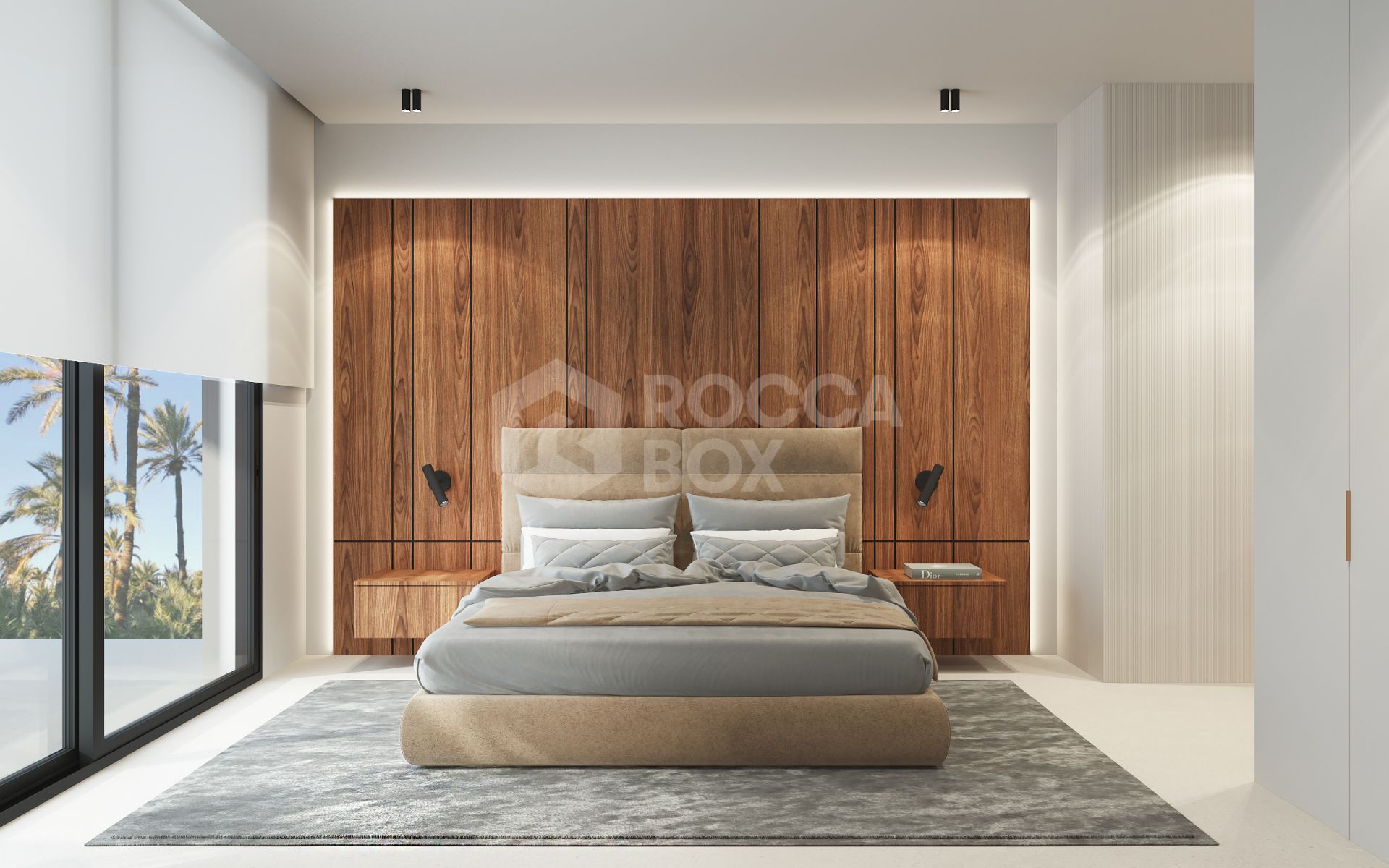 Off-plan contemporary minimalist villa, 1146 m2 built area, walking distance to Puerto Banus, unbeatable location
