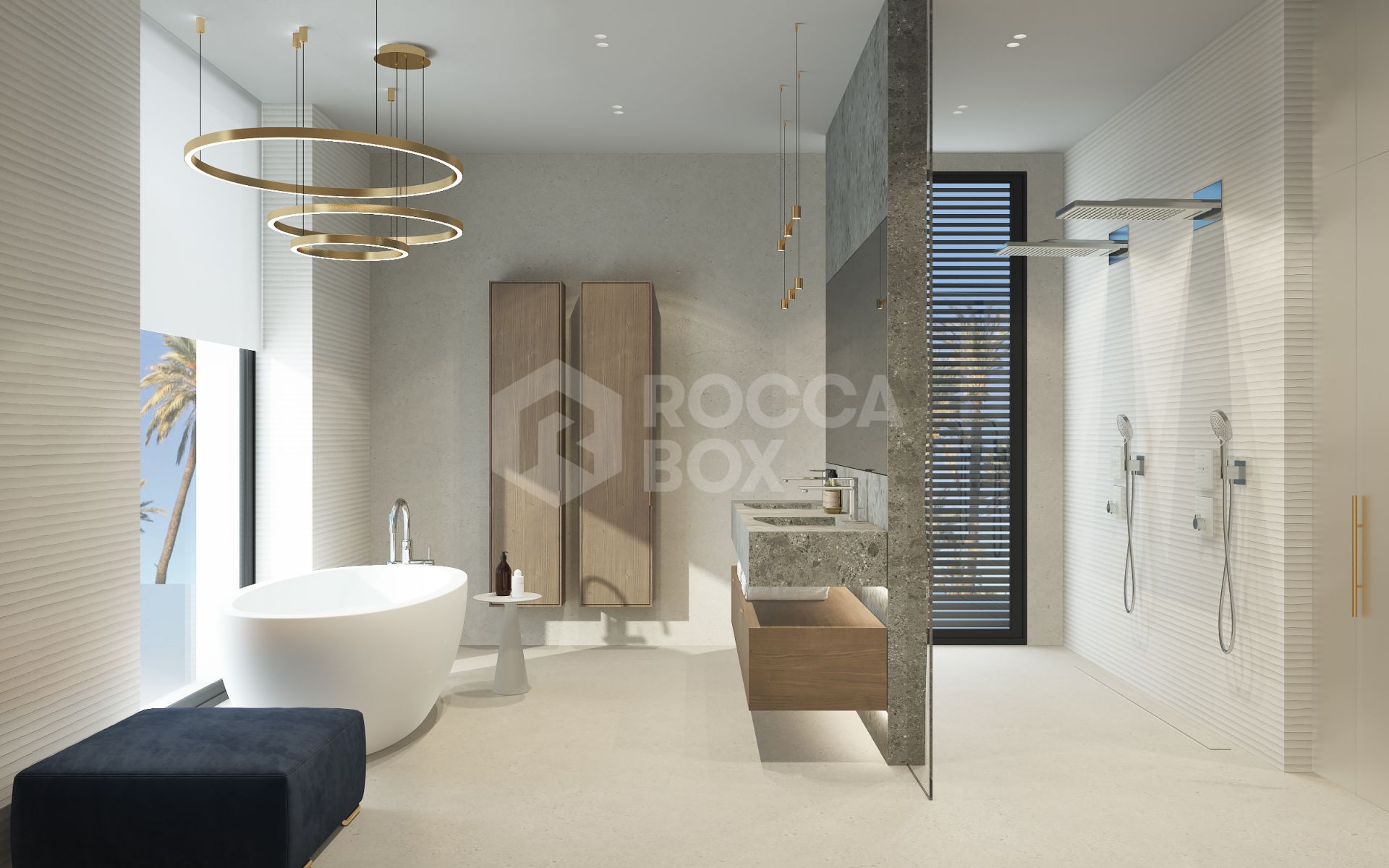 Off-plan contemporary minimalist villa, 1146 m2 built area, walking distance to Puerto Banus, unbeatable location