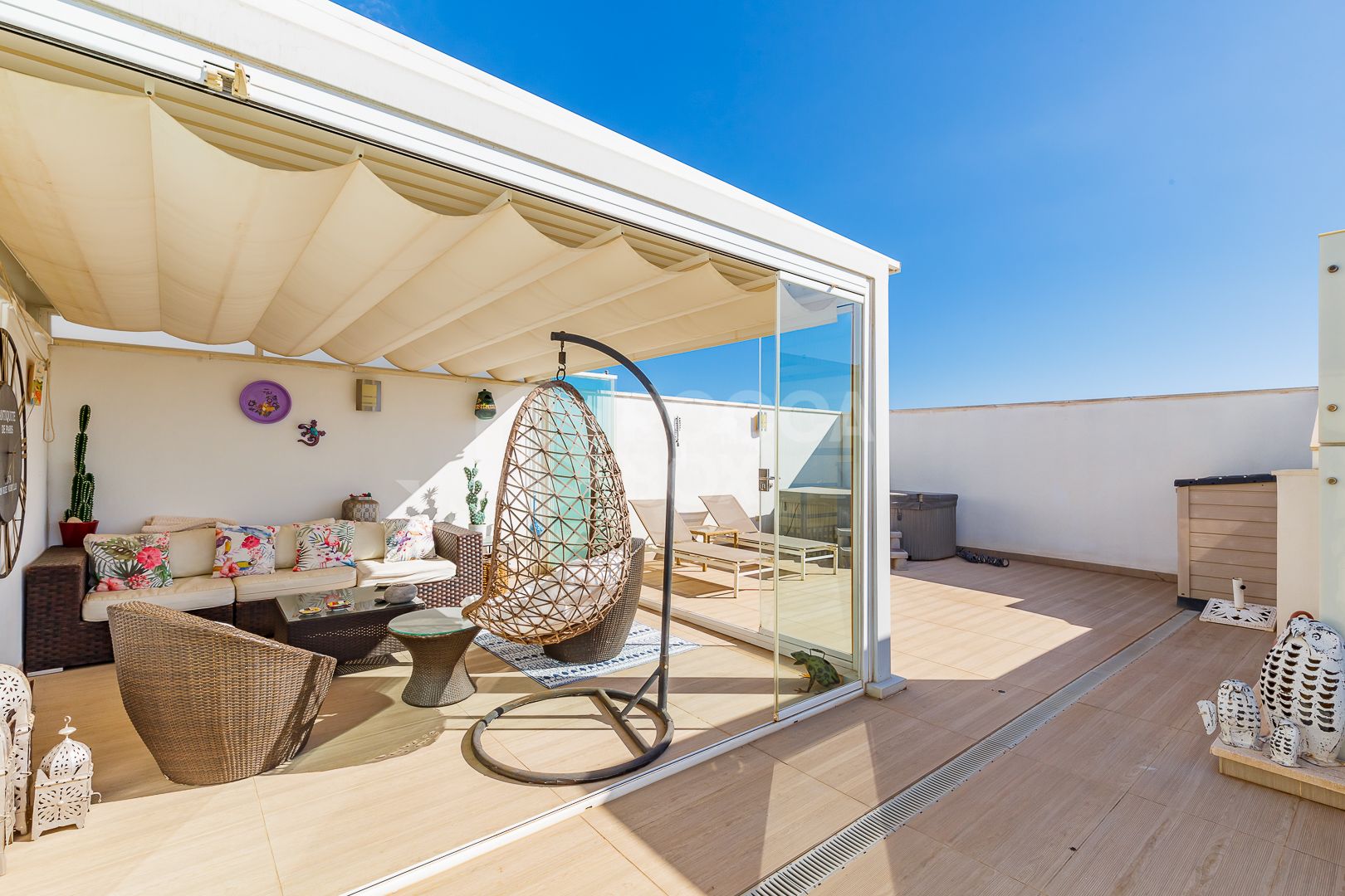 Penthouse with solarium on San Pedro Beach