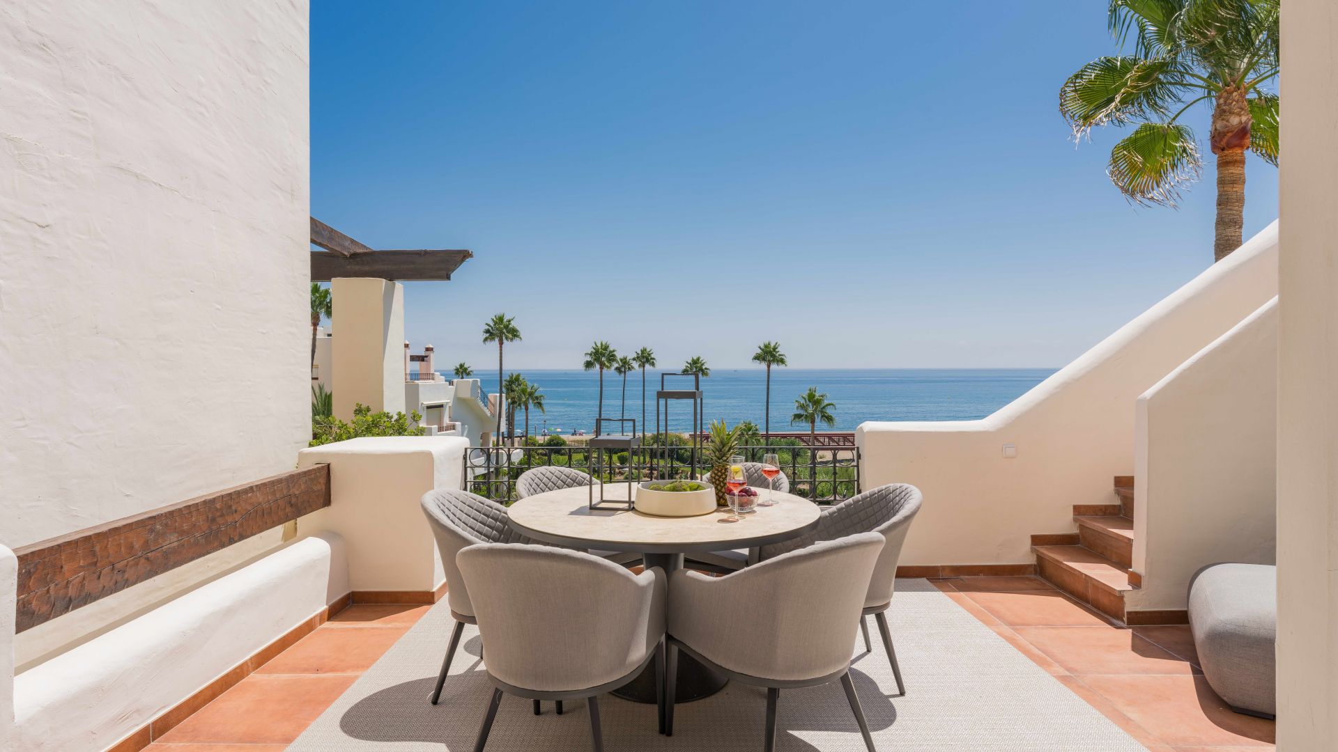 Modern penthouse with sea views for sale in Bahia del Velerin New Golden Mile Estepona