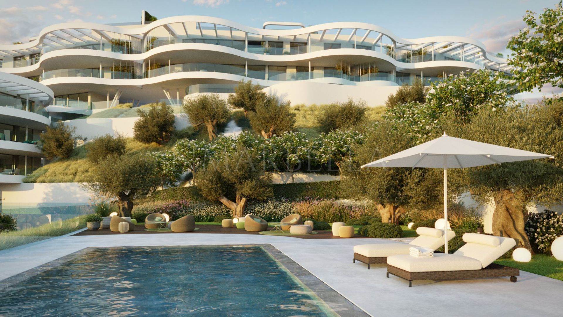 New premium development with panoramic sea views for sale in Benahavis
