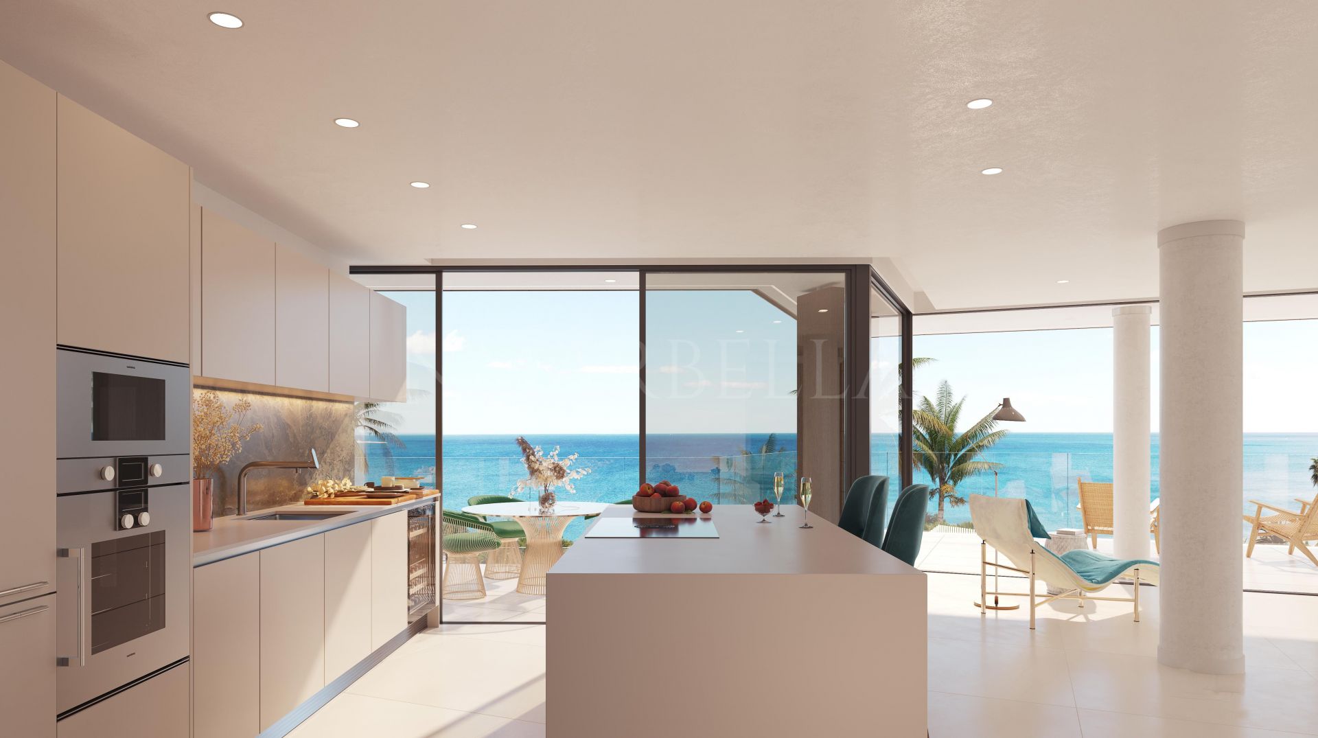 Exclusivo piso en venta en primera linea de playa en Estepona