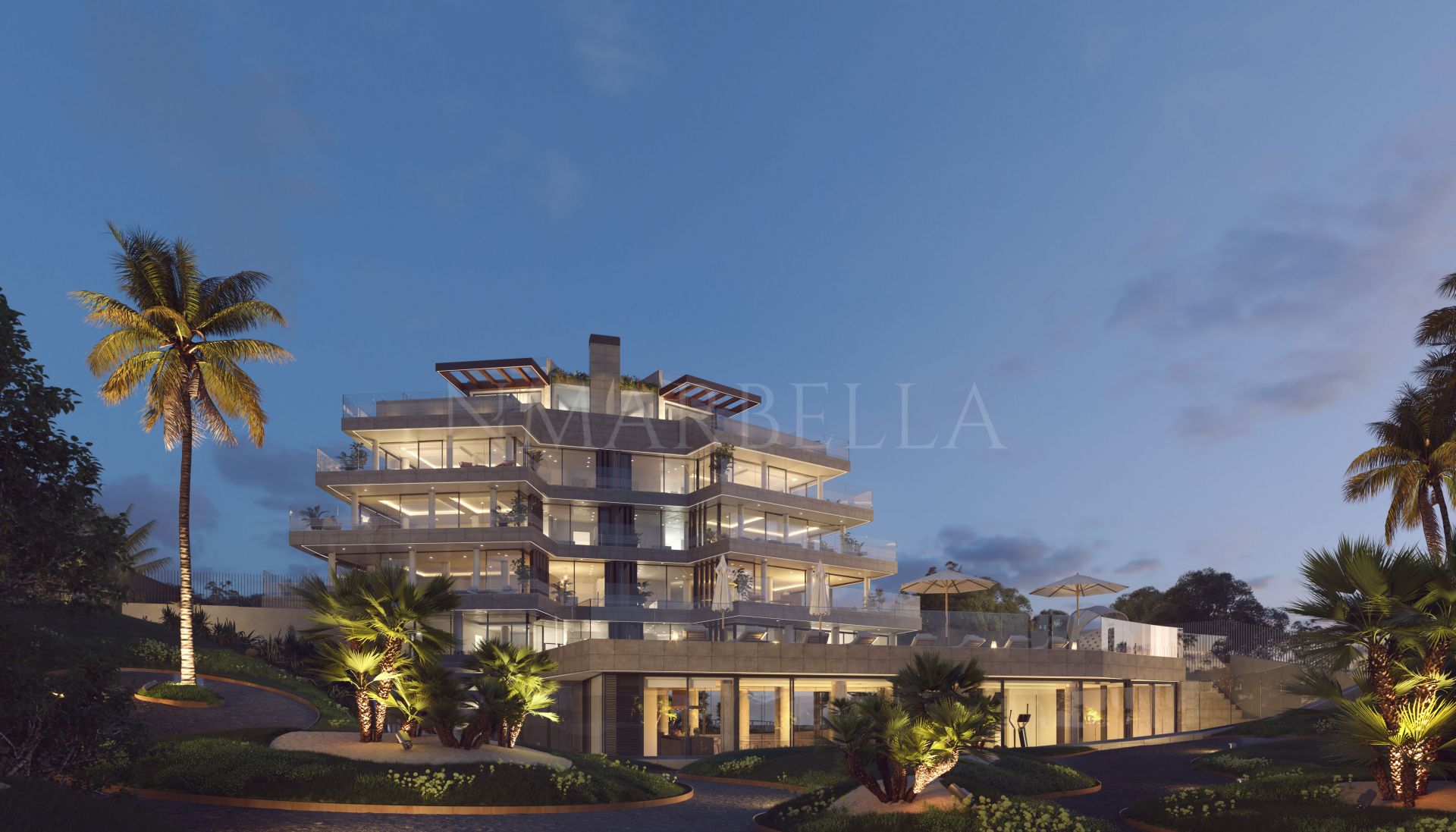 New exclusive apartment in Estepona on the first beach line for sale