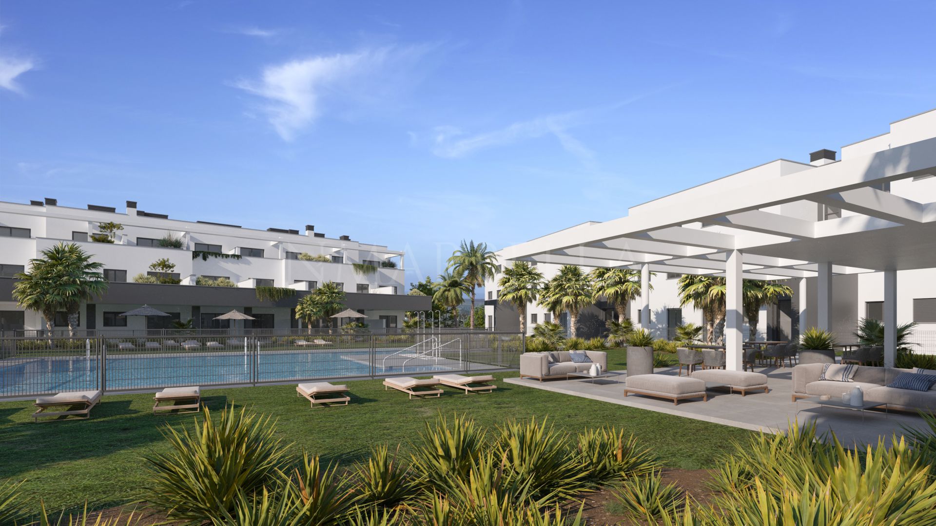 New complex with sea views for sale in Estepona