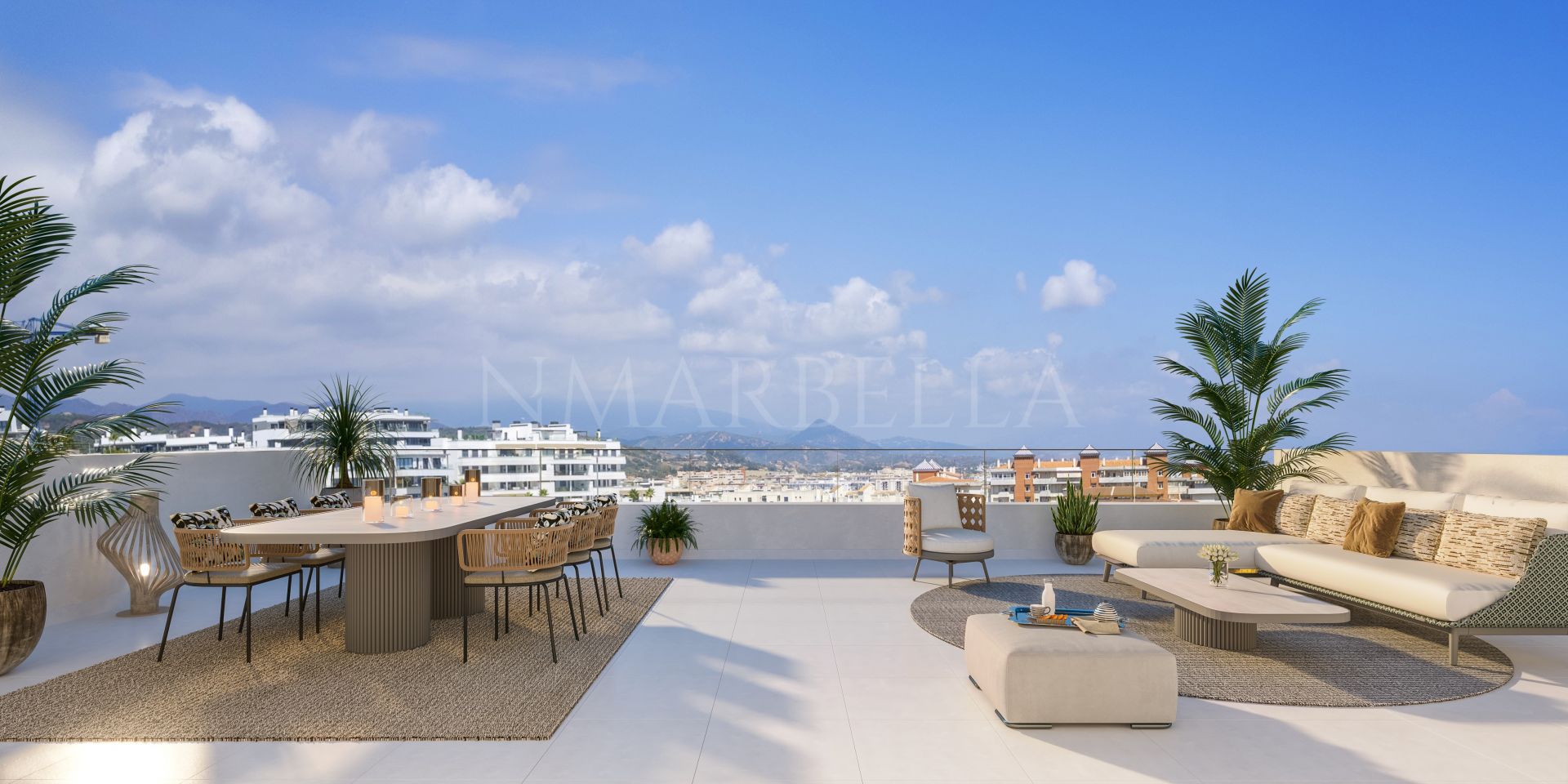 New apartment under construction for sale in Estepona port area