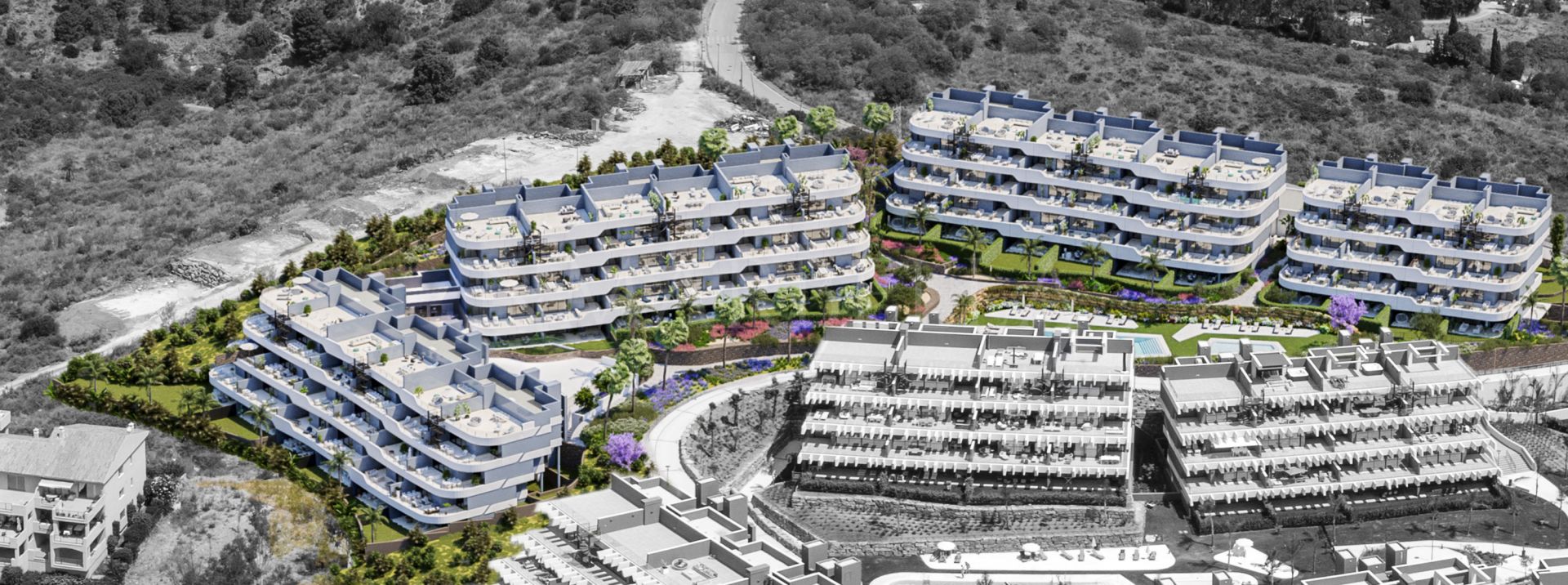 New modern complex for sale in Estepona