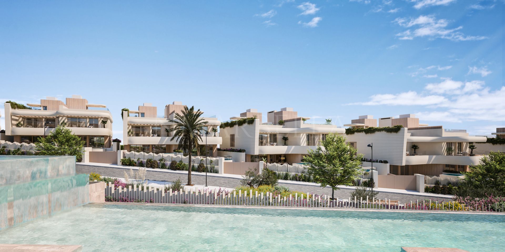 Nuevo exclusivo complejo frente a la playa en venta en Marbella Este