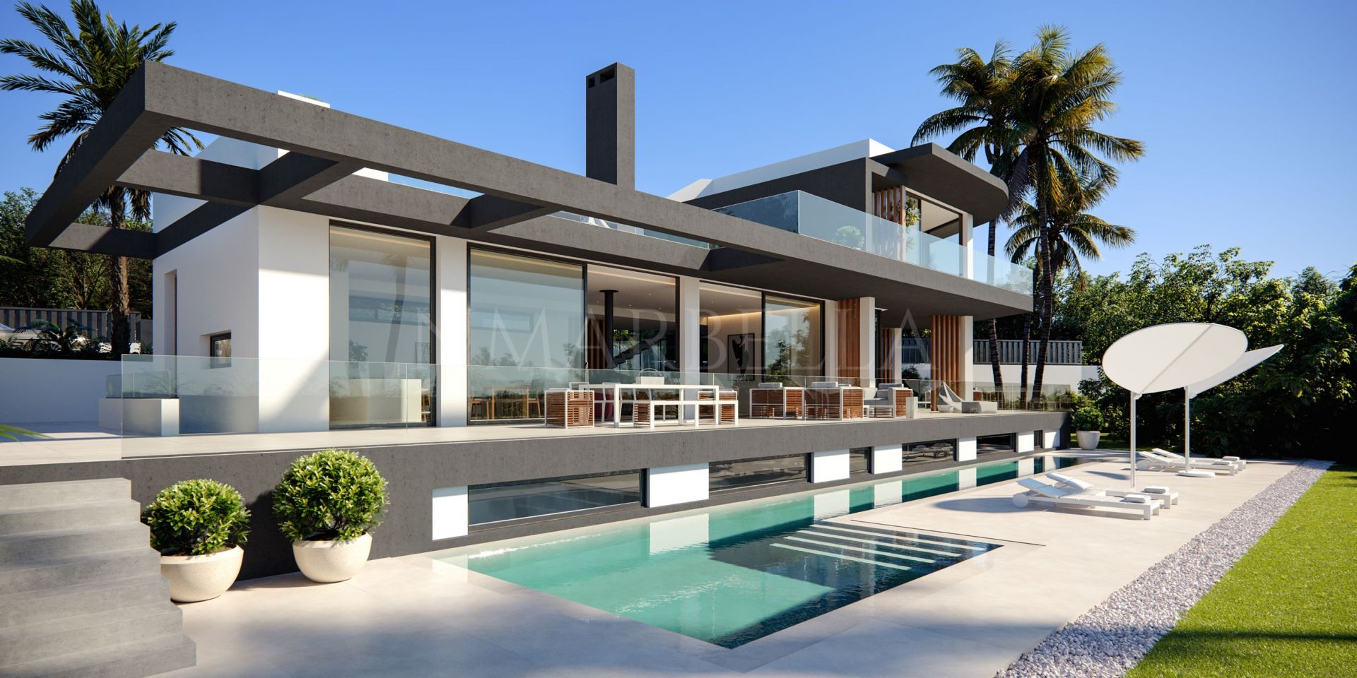 New off plan villa for sale on The Golden Mile Marbella