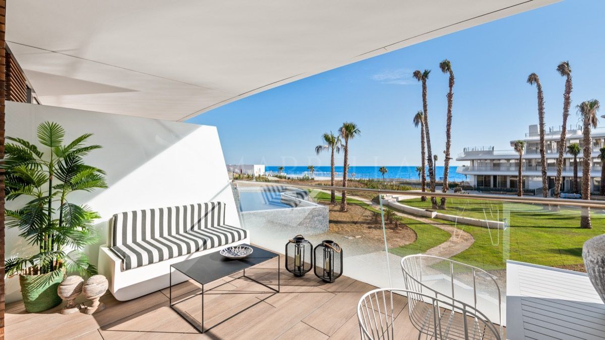 New modern apartment for sale on the first beach line in Estepona