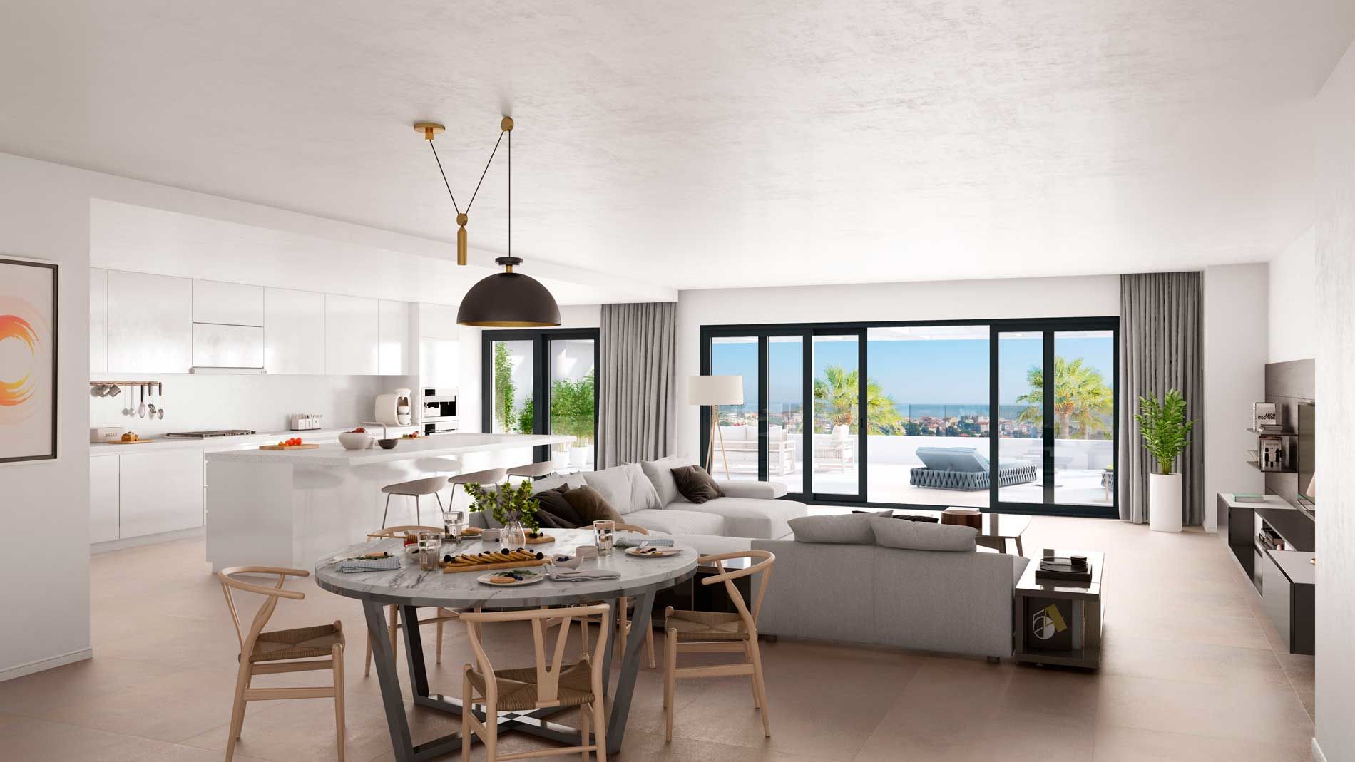 Новые современные апартаменты на продажу в Эстепоне