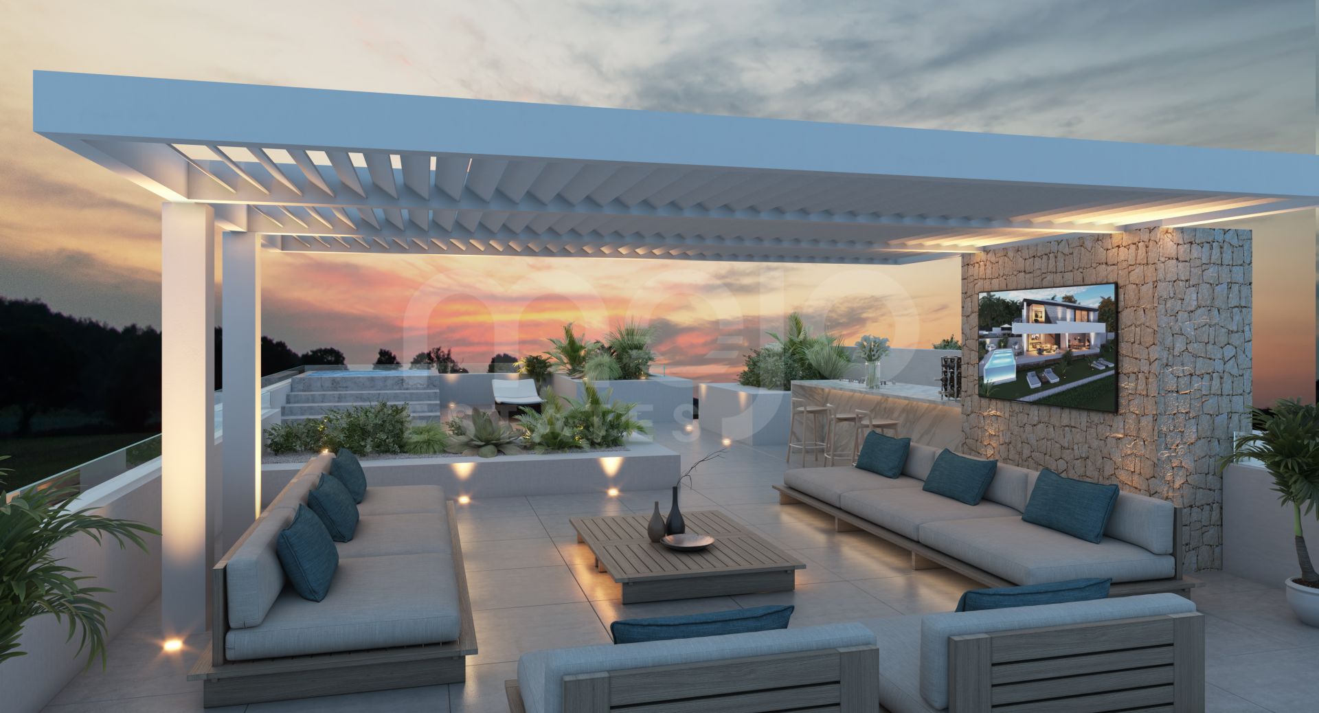 Magnificent Villas a Few Steps from El Campanario Golf.