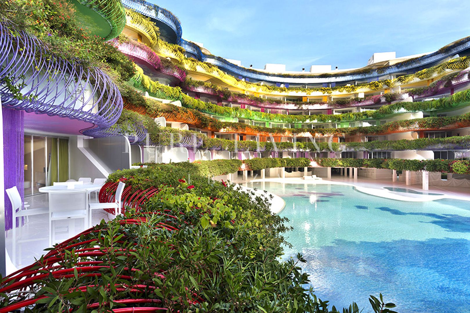 Luxury Jean Nouvel Apartment in Ibiza with Panoramic Views and Exclusive Amenities