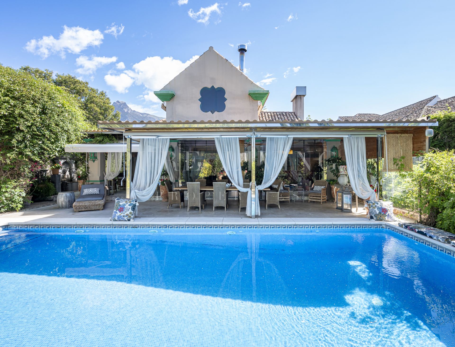 Amazing villa with a Mediterranean design located in Las Lomas del Marbella Club