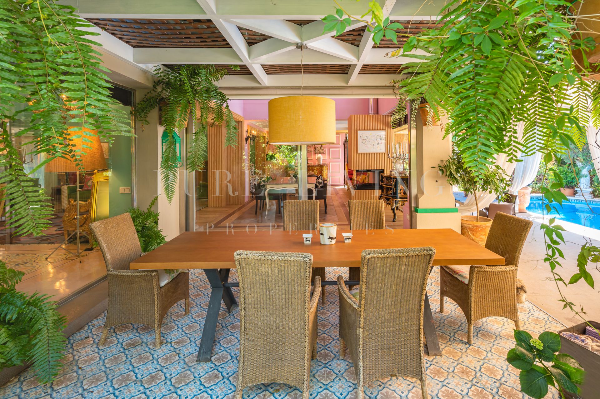 Amazing villa with a Mediterranean design located in Las Lomas del Marbella Club