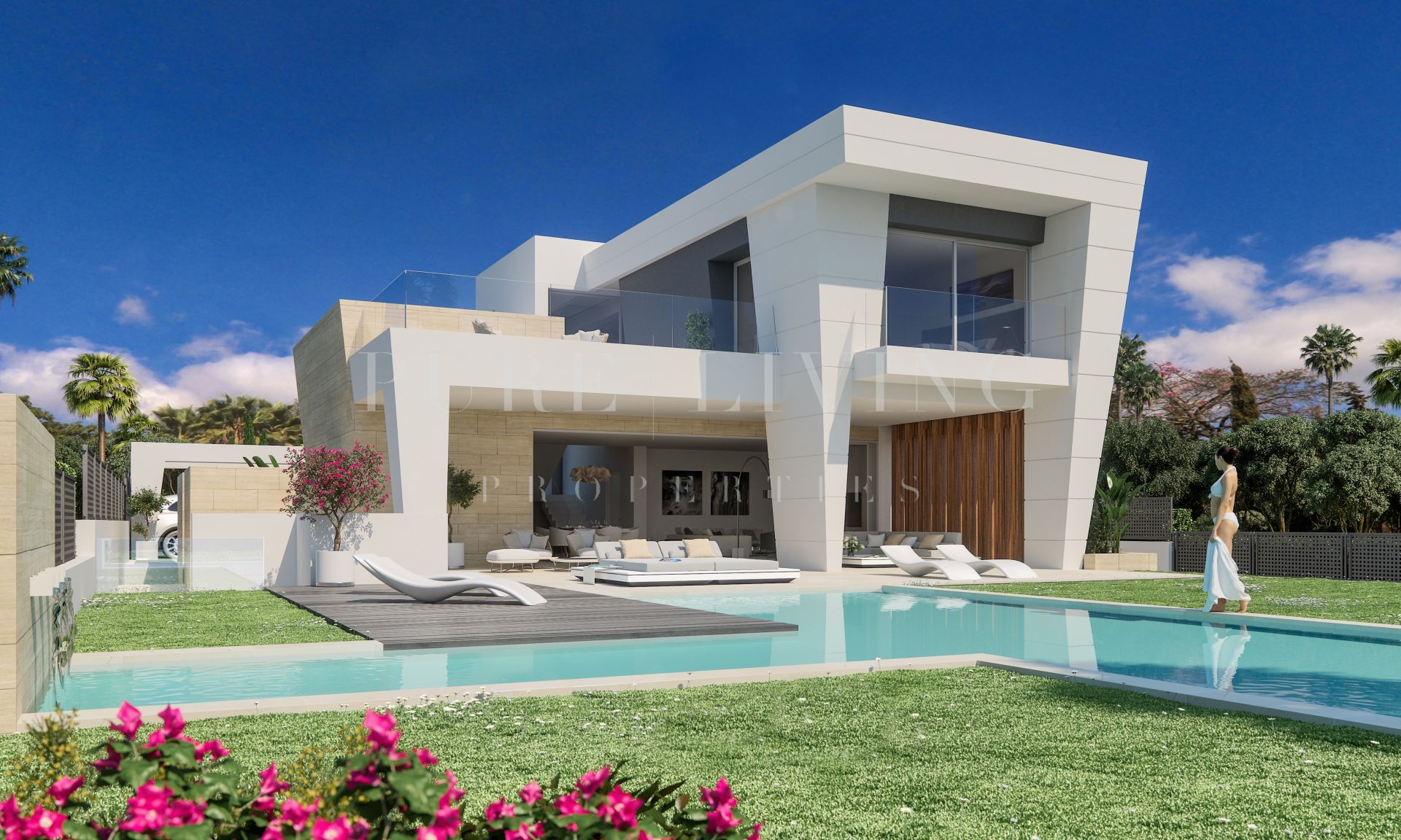 Spectacular off-plan modern villa project in Nagueles