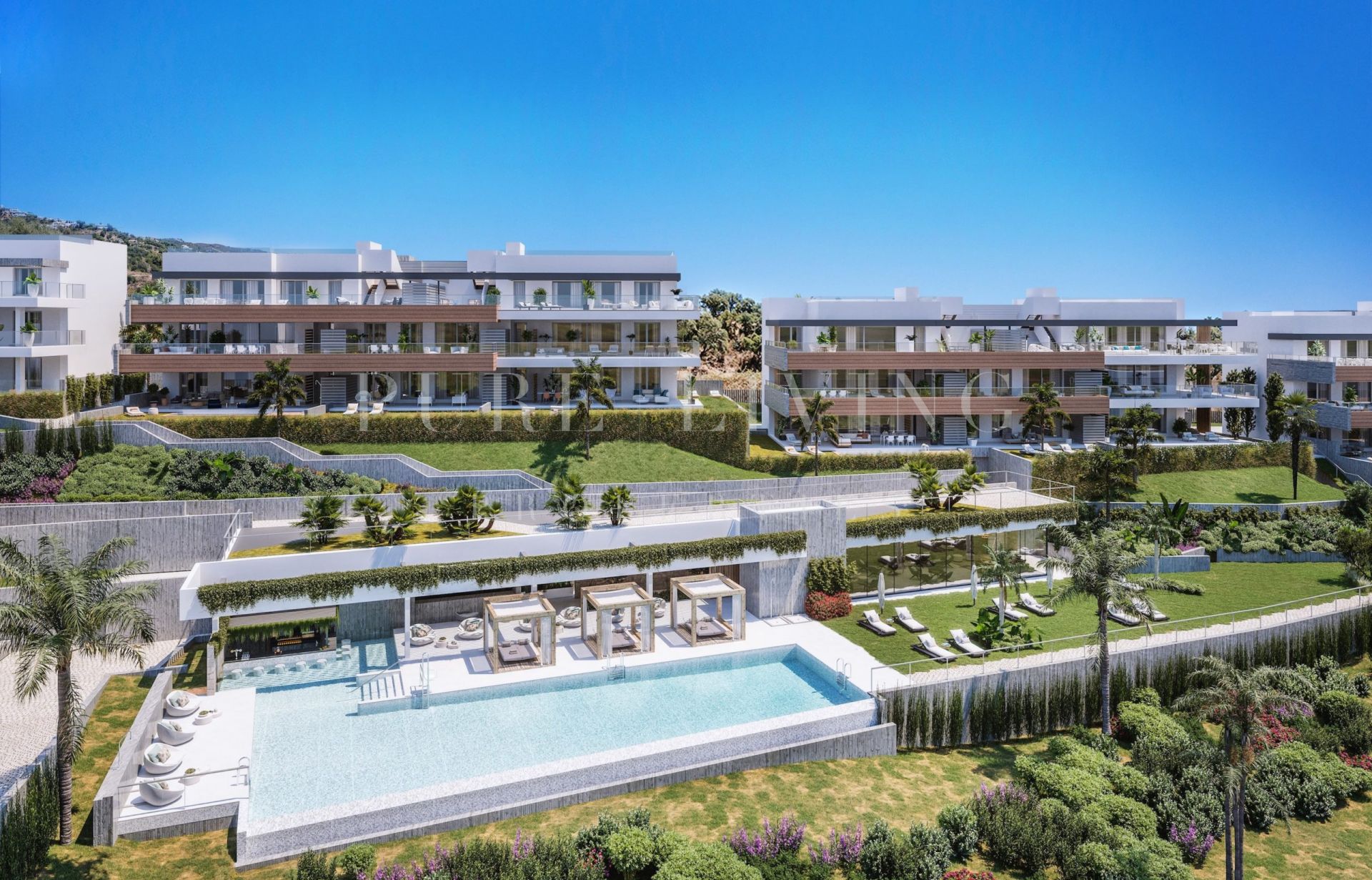 Spectacular development of apartments in Altos de los Monteros