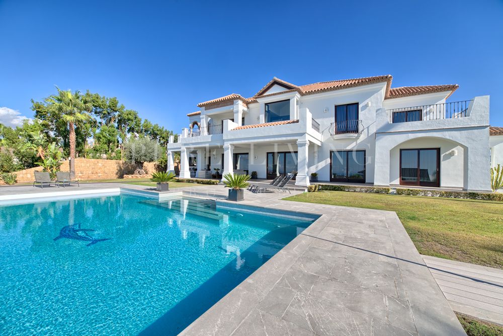 Villa de luxe avec vue sur la mer à Los Flamingos Golf Resort