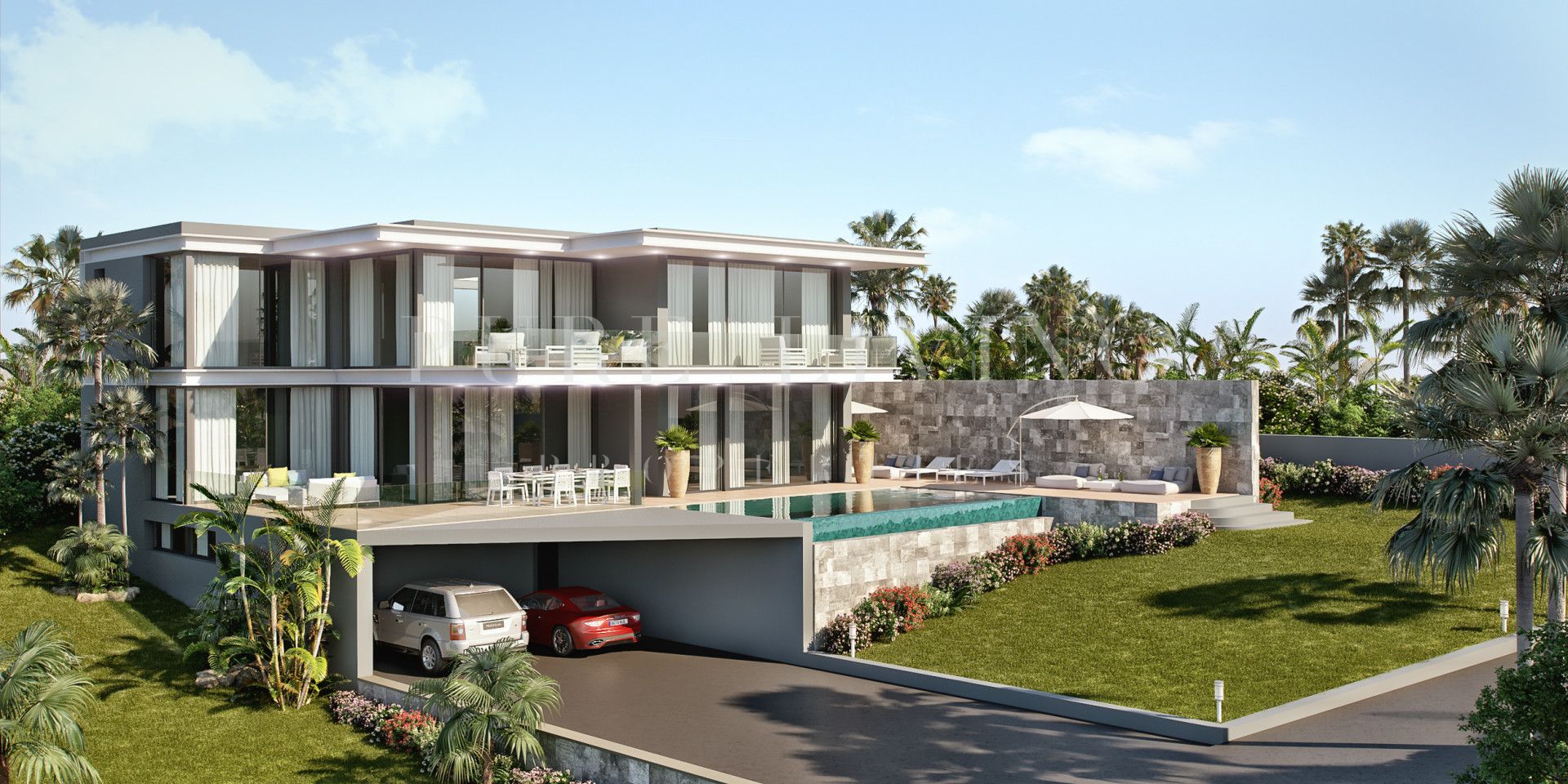 Brand new modern Villas in Cabopino with Sea views