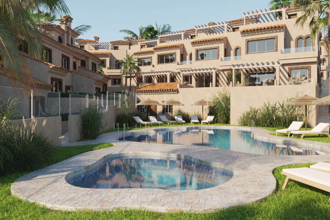 Andalusian-style architecture in the heart of golf in Estepona