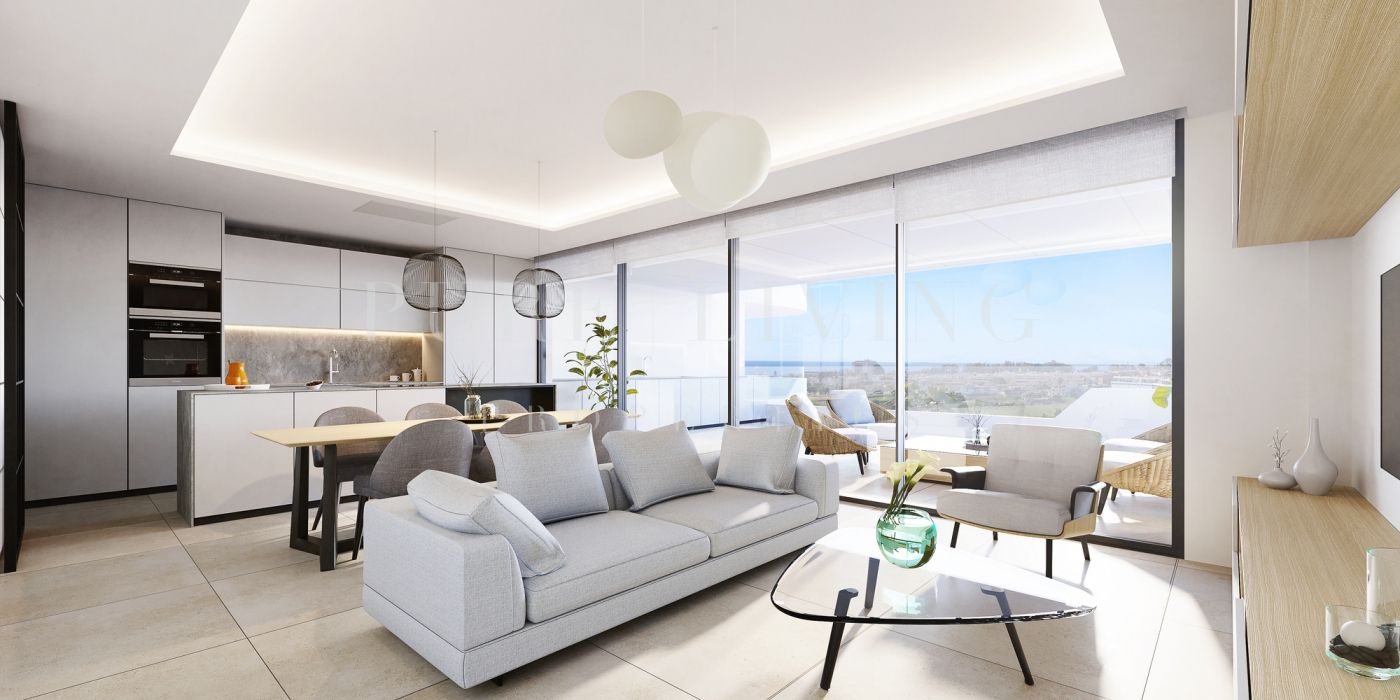 Contemporary project with outstanding panoramic views, located on The New Golden Mile, Estepona East.