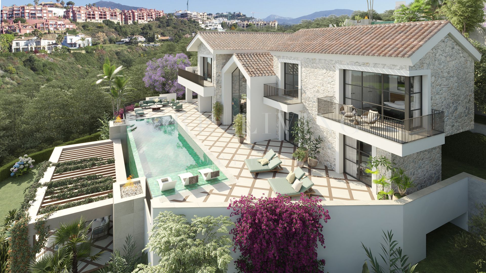 Trois villas de style hacienda au cœur de The Hills, une communauté fermée emblématique de La Quinta