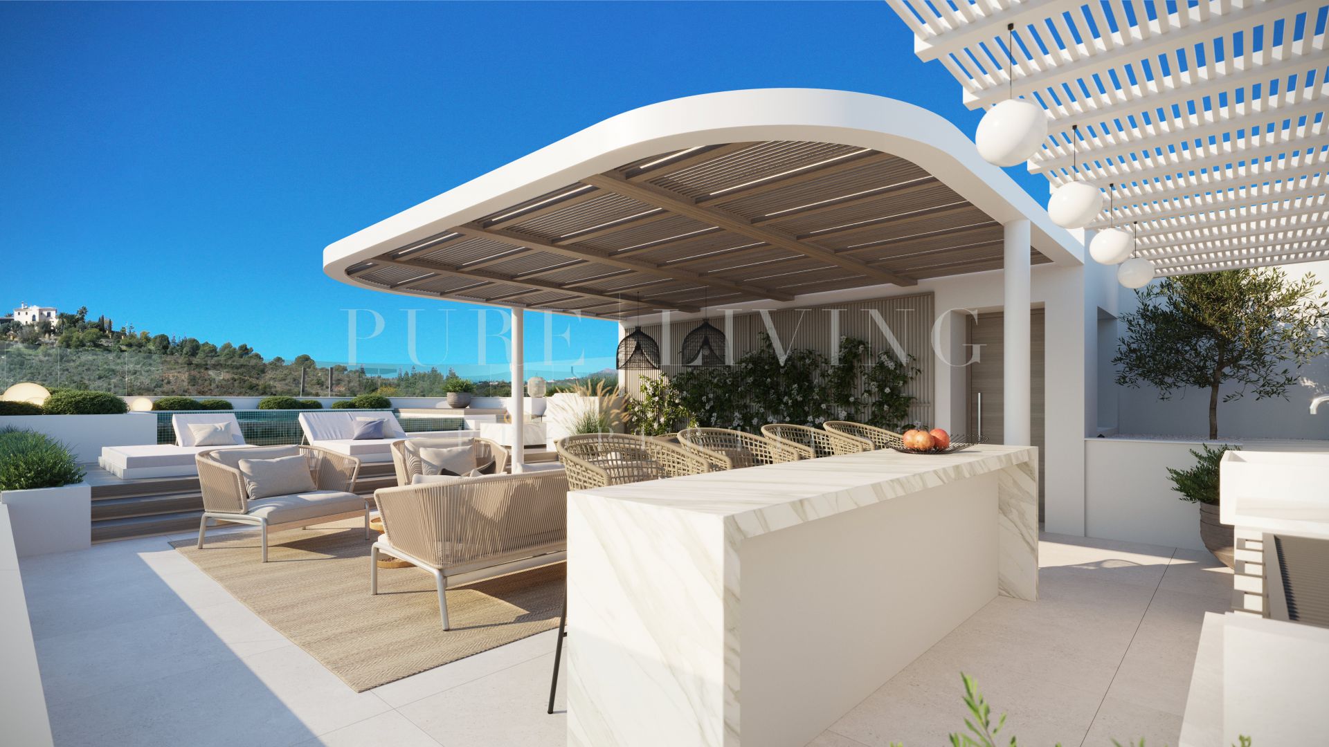 Prachtig penthouse met vier slaapkamers in The View Marbella, Las Colinas de Marbella