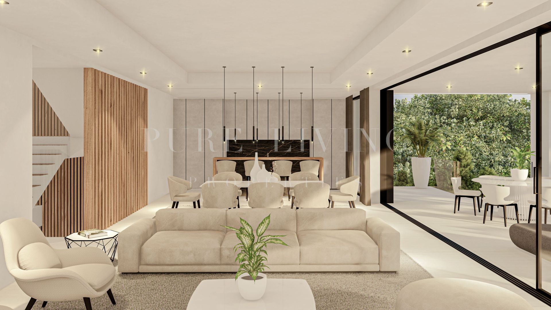 Luxe nieuwbouw villa met 6 slaapkamers te koop met zeezicht aan de Golden Mile