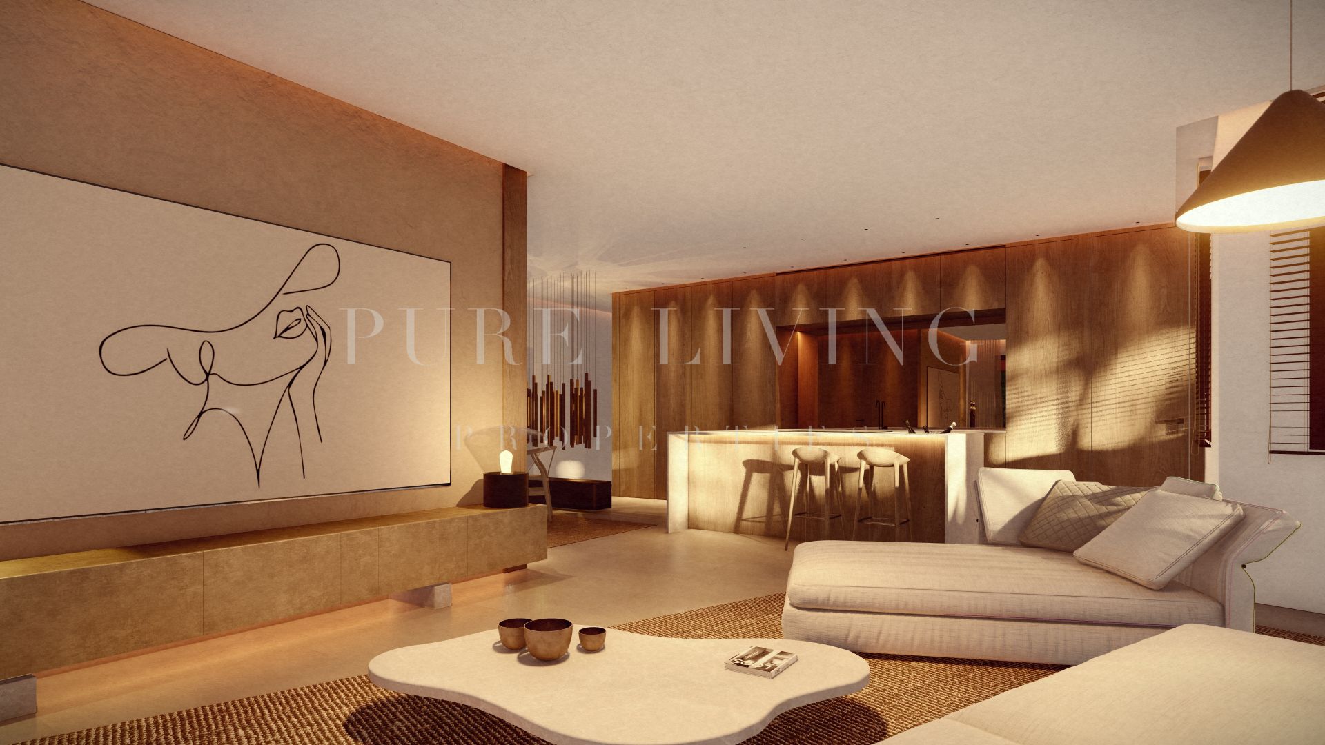 Beautiful recently renovated three bedroom apartment in Torre Bermeja, Estepona.