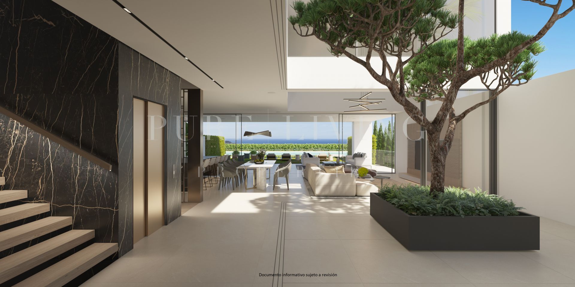 Spectaculaire gloednieuwe super luxe moderne villa met uitzicht op zee en 300 meter van de stranden van de Golden Mile.