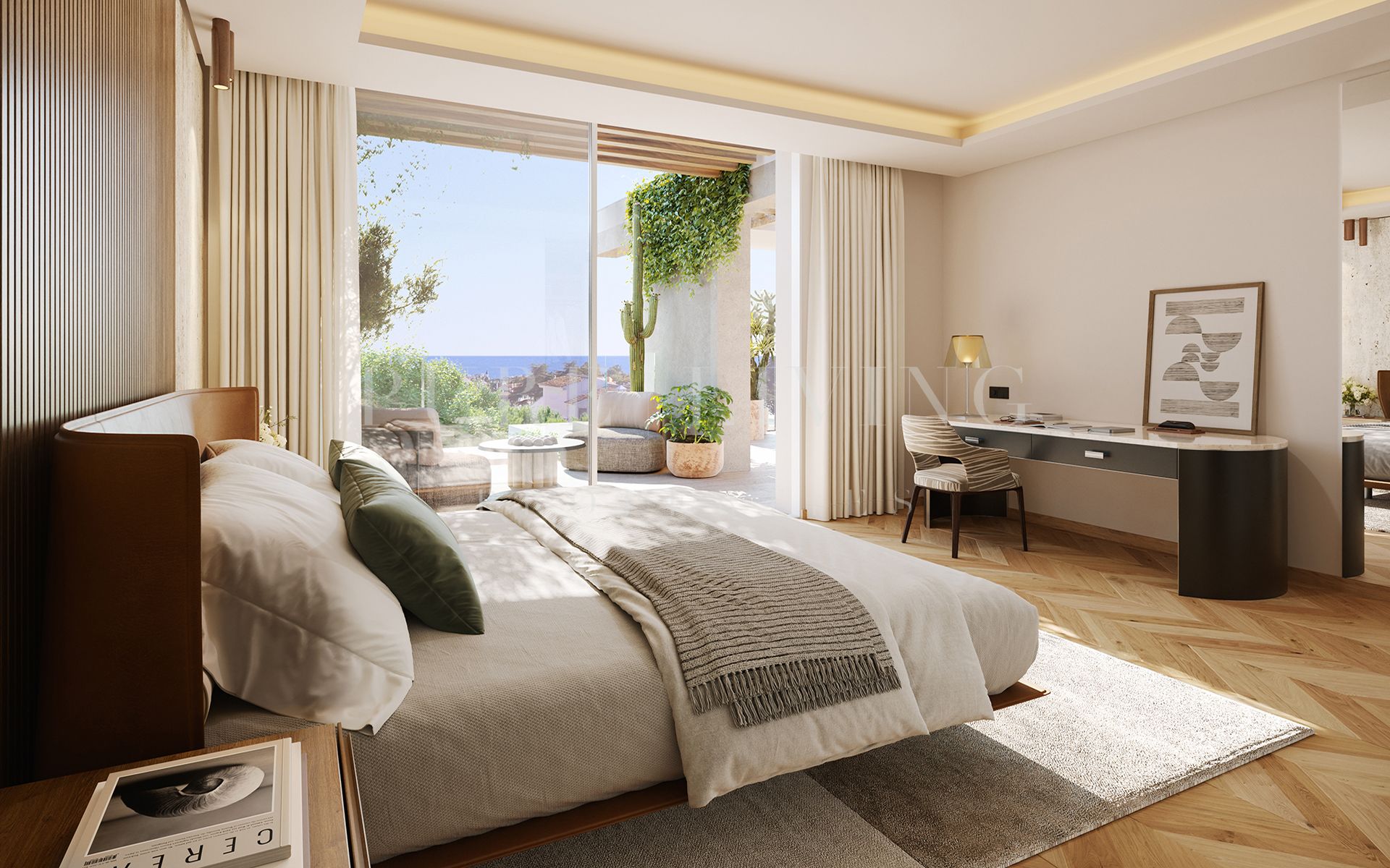Penthouse à EARTH, le nouveau projet sur le Golden Mile de Marbella, offrant une vie de luxe de premier ordre.